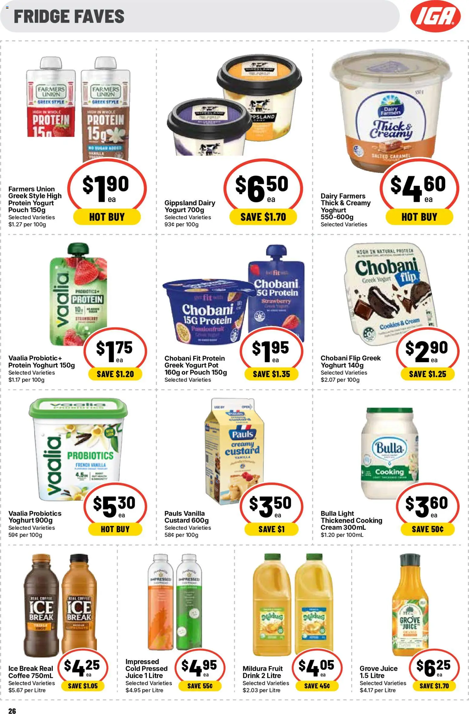 Ritchies catalogue - valid from 30/09/2026 | Page: 26 | Products: Juice, Cream, Ice, Vanilla