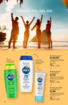 Vista previa de folleto Leonisa - Aliados Leonisa de la Leonisa válido desde 04/08/2026 | Página: 46 | Productos: Protector solar, Baño, Crema