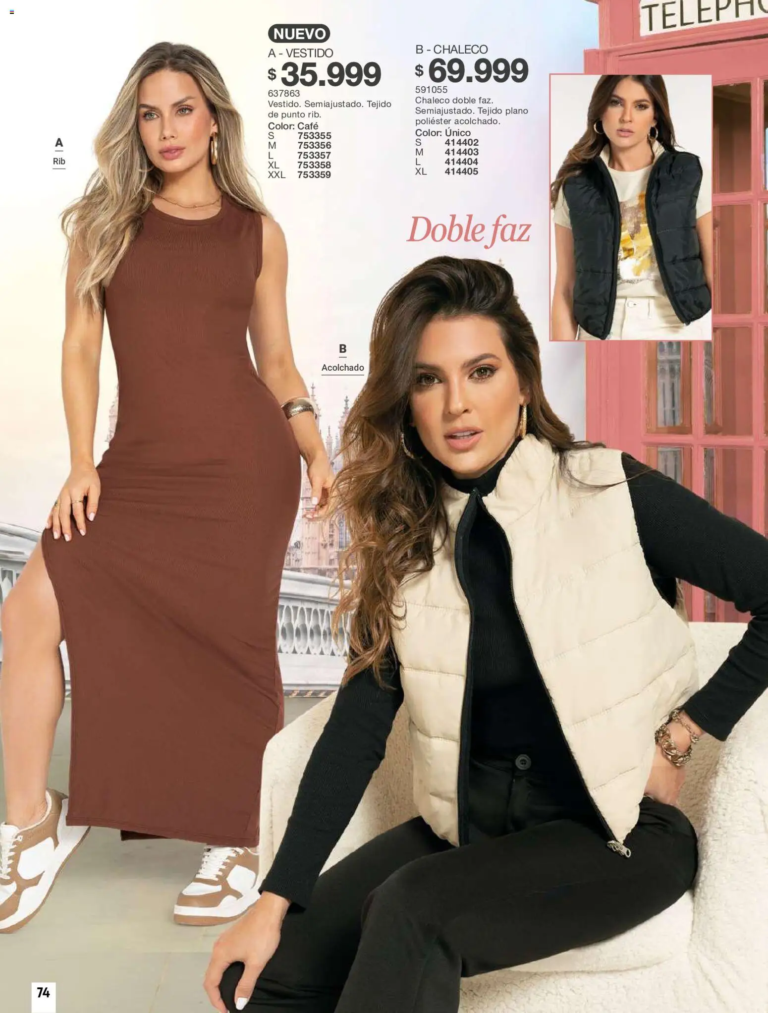Carmel revista - valida desde el 01/10/2026 | Página: 74 | Productos: Vestido, Chaleco, Café