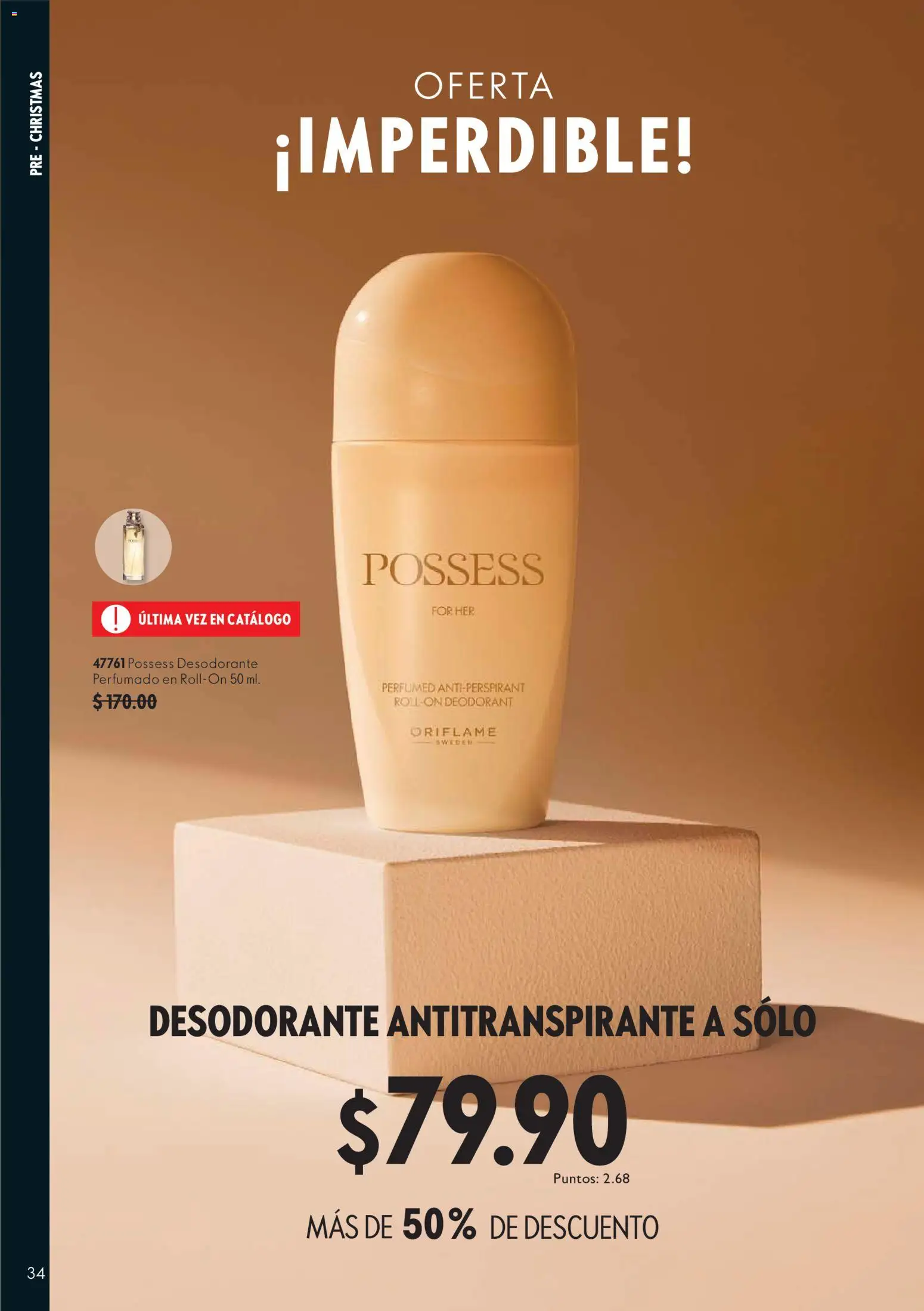 Nuevas ofertas de Oriflame válidas en toda la República Mexicana desde el 24/10/2026. ¡Encuentra las mejores ofertas en Oriflame Buen Mes! | Página: 34