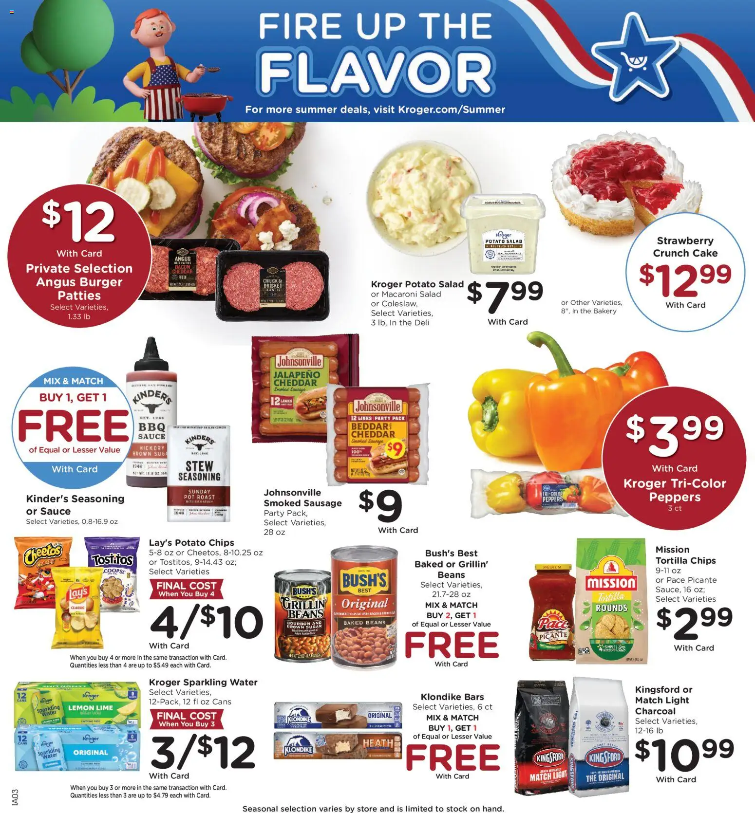 Kroger Weekly Ad - valid from 06/24/2026 | Page: 5 | Products: Peppers, Bourbon, Chips, Lime
