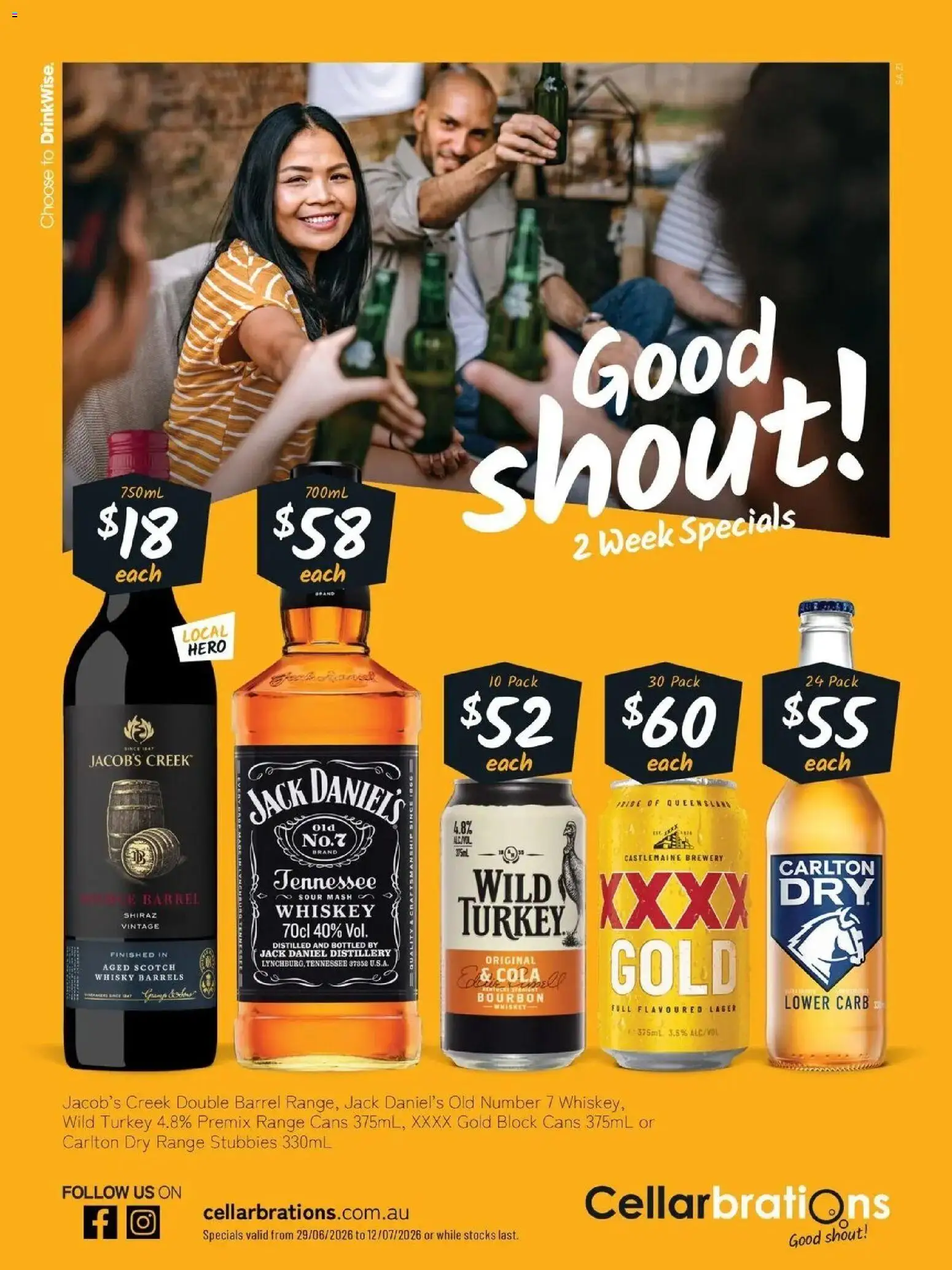 Cellarbrations catalogue - valid from 28/06/2026 | Page: 1 | Products: Bourbon, Whiskey, Scotch, Turkey