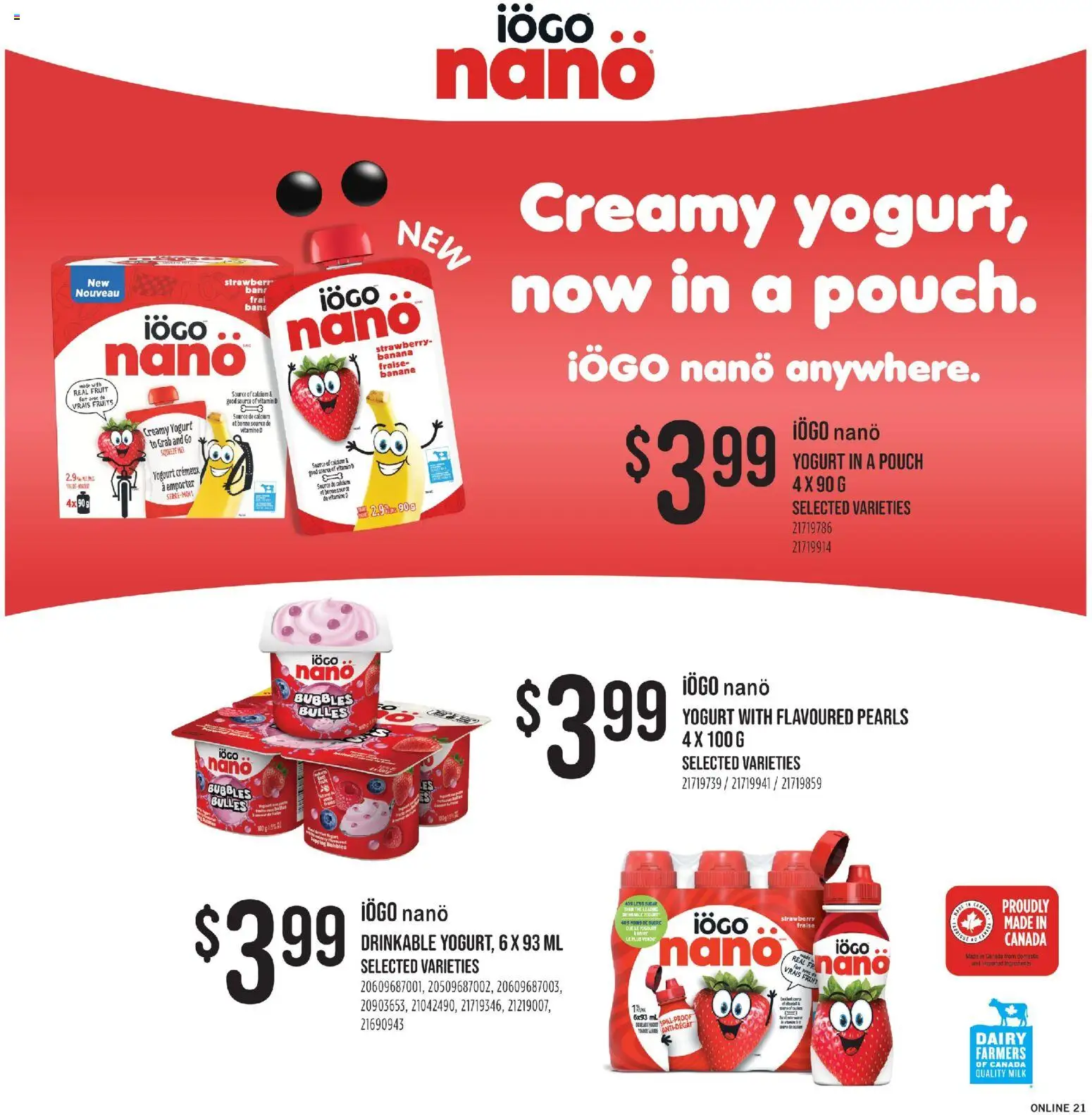 Fortinos flyer valid from Aug 27, 2026 | Page: 20 | Products: Fruit, Milk, Yogurt