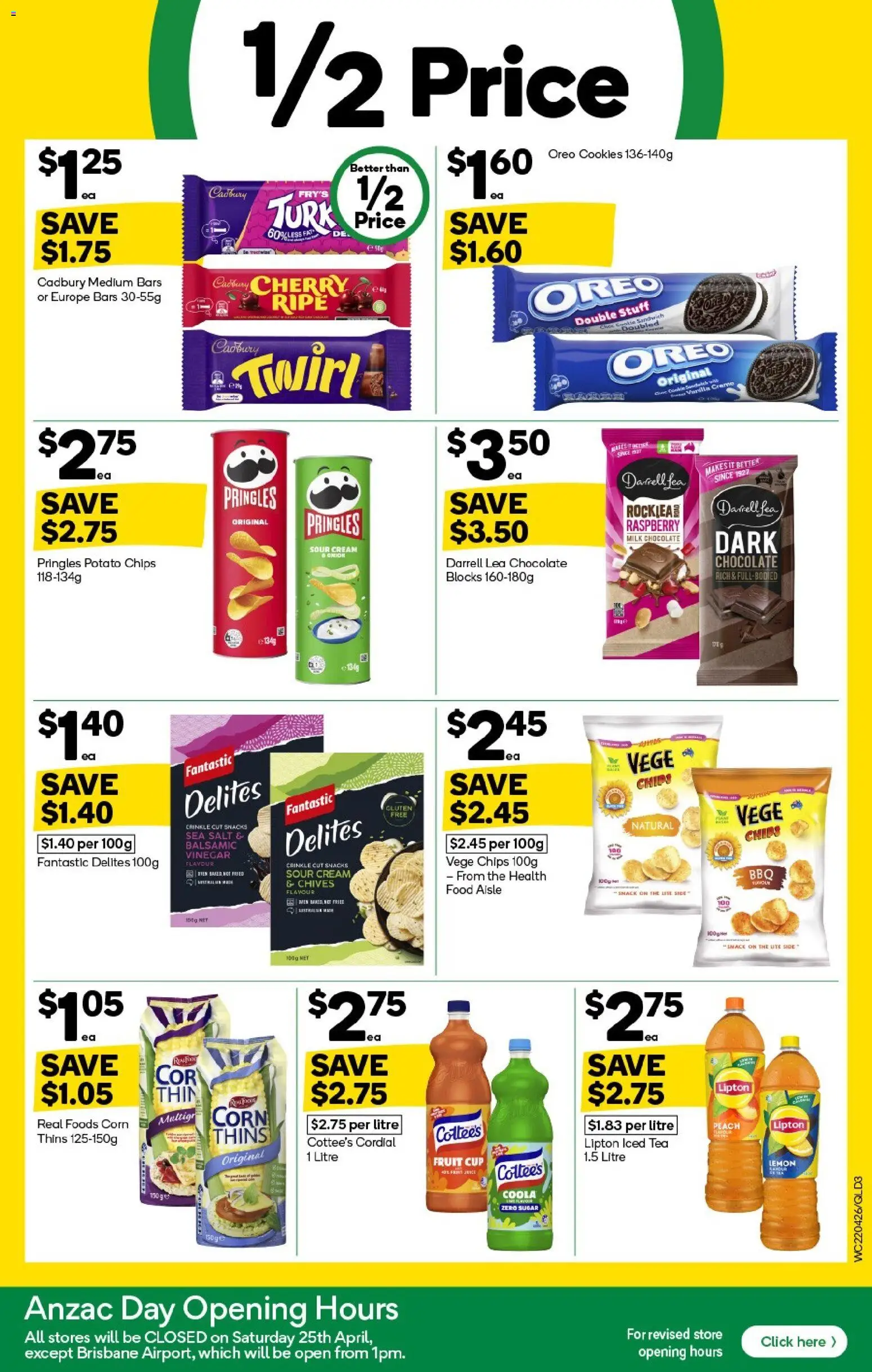 Woolworths catalogue - valid from 22.04.2026 | Page: 3 | Products: Sour cream, Salt, Lemon, Vinegar