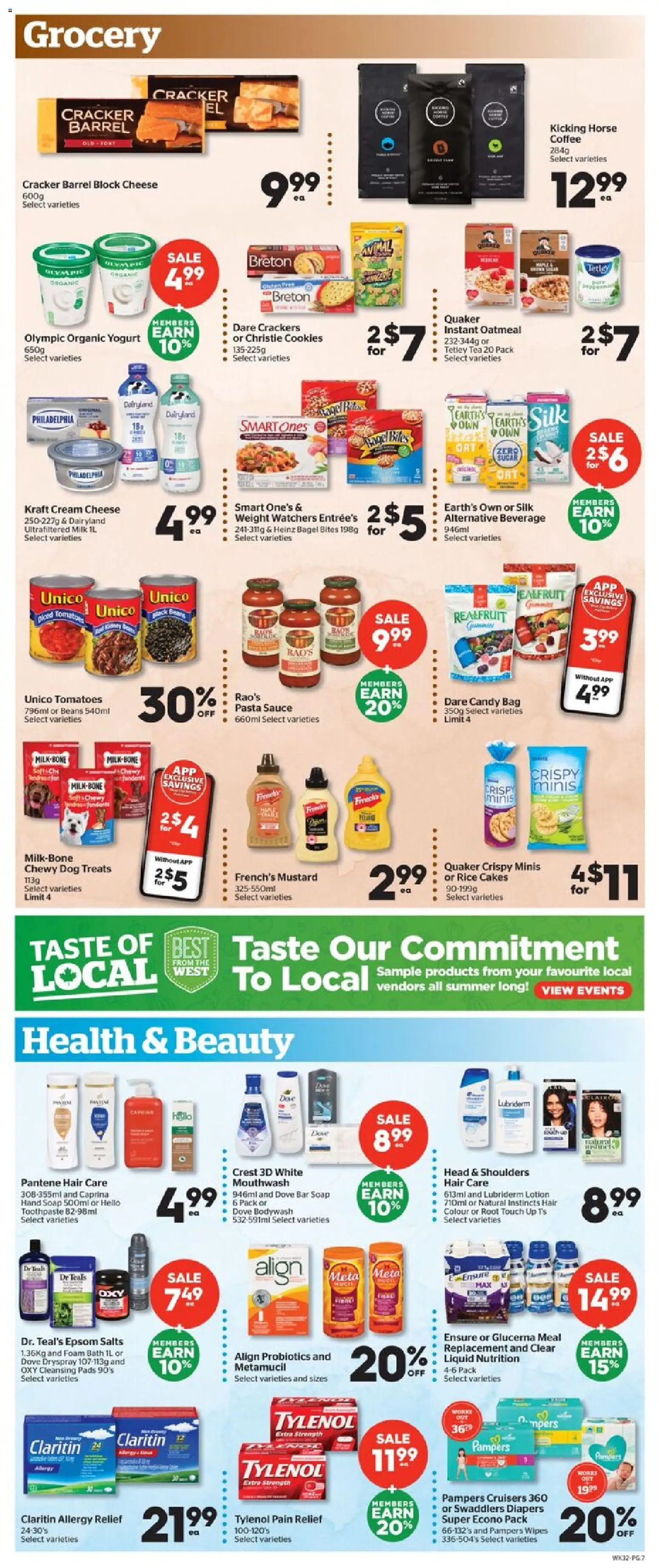 Calgary Co-op flyer valid from 11.06.2026 | Page: 7 | Products: Rice, Cream, Milk, Tomatoes