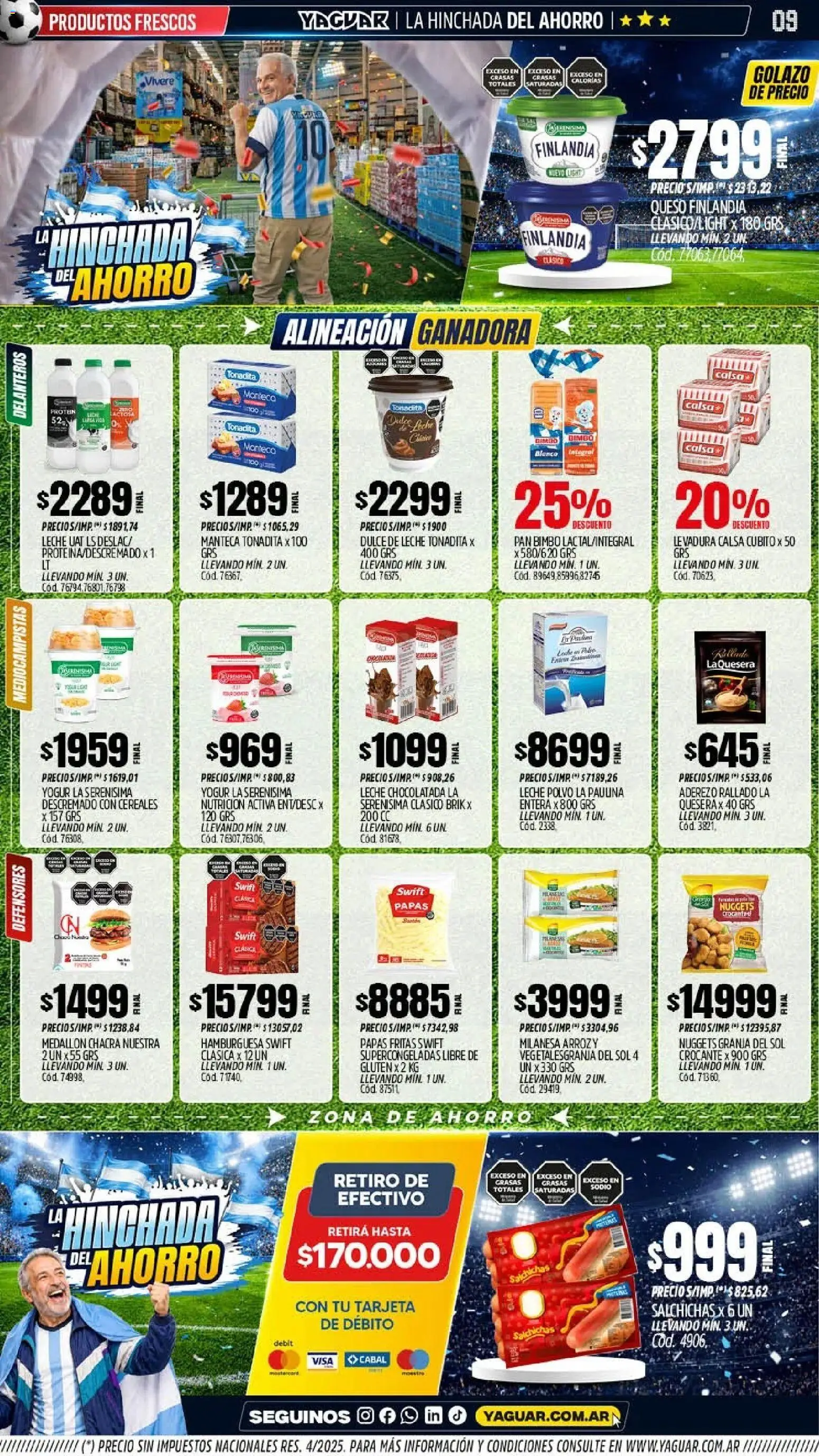Yaguar - Oferta Semanal General Roca │ válido desde el 22/06/2026 | Página: 9