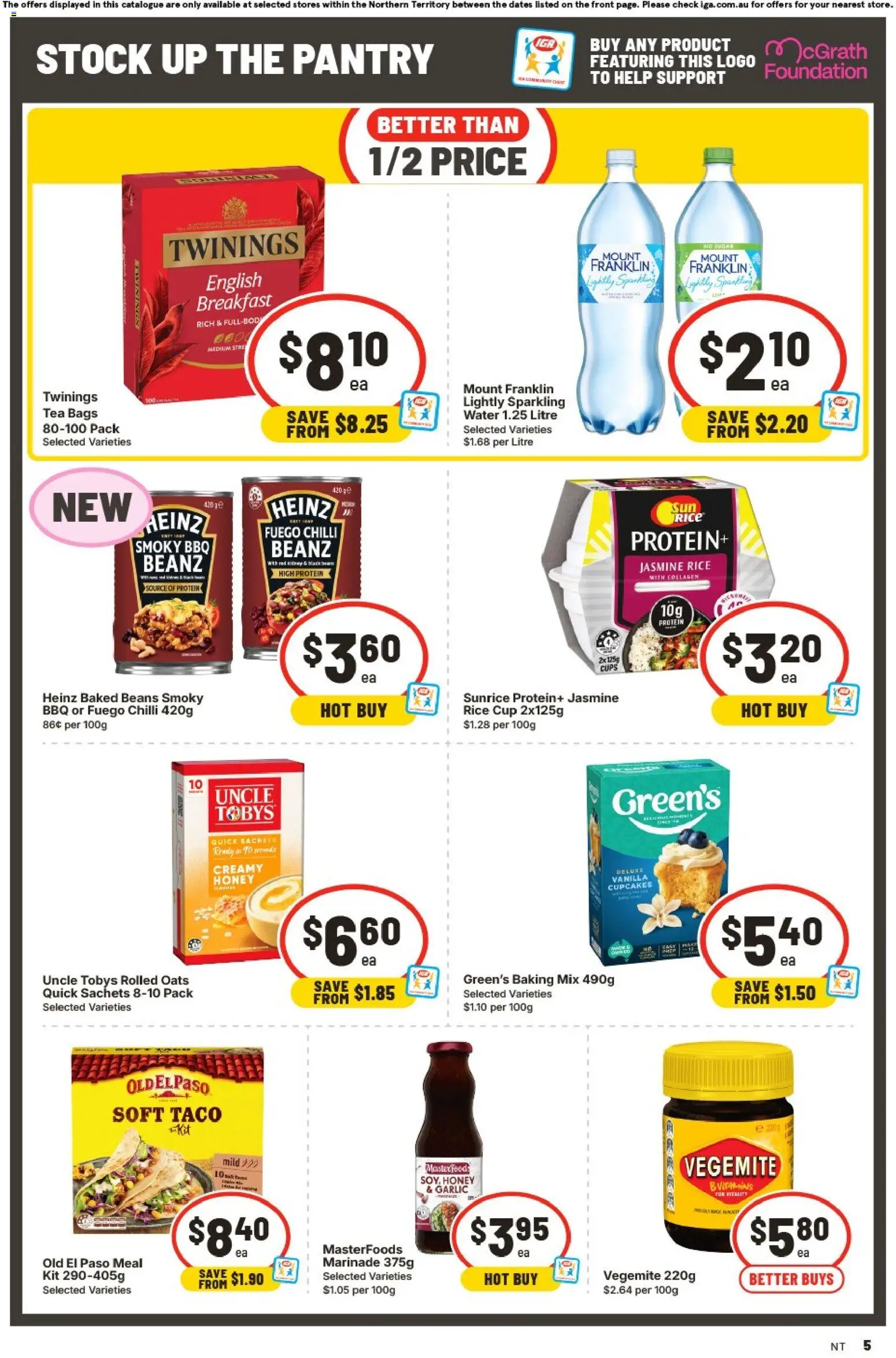 IGA catalogue - valid from 23/09/2026 | Page: 5 | Products: Onions, Soup, Watermelon, Lemons
