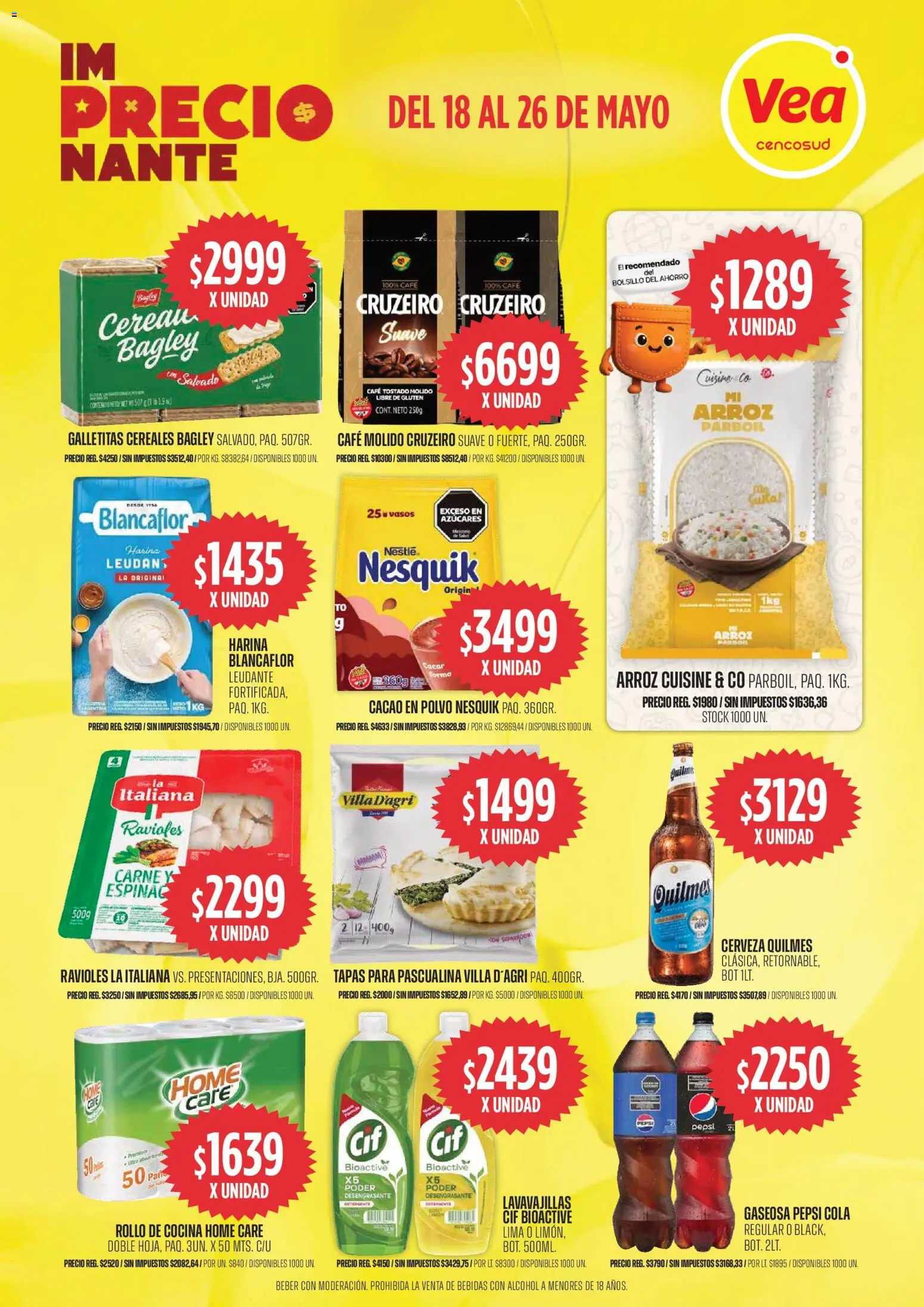 Vea ofertas │ válido desde el 18.05.2026 | Página: 2 | Productos: Lima, Detergente, Ravioles, Cacao