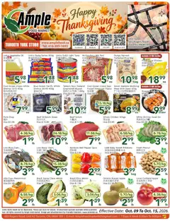 Preview of Ample Food Market weekly flyer Toronto York from shop Ample Food Market valid from Oct 9, 2026