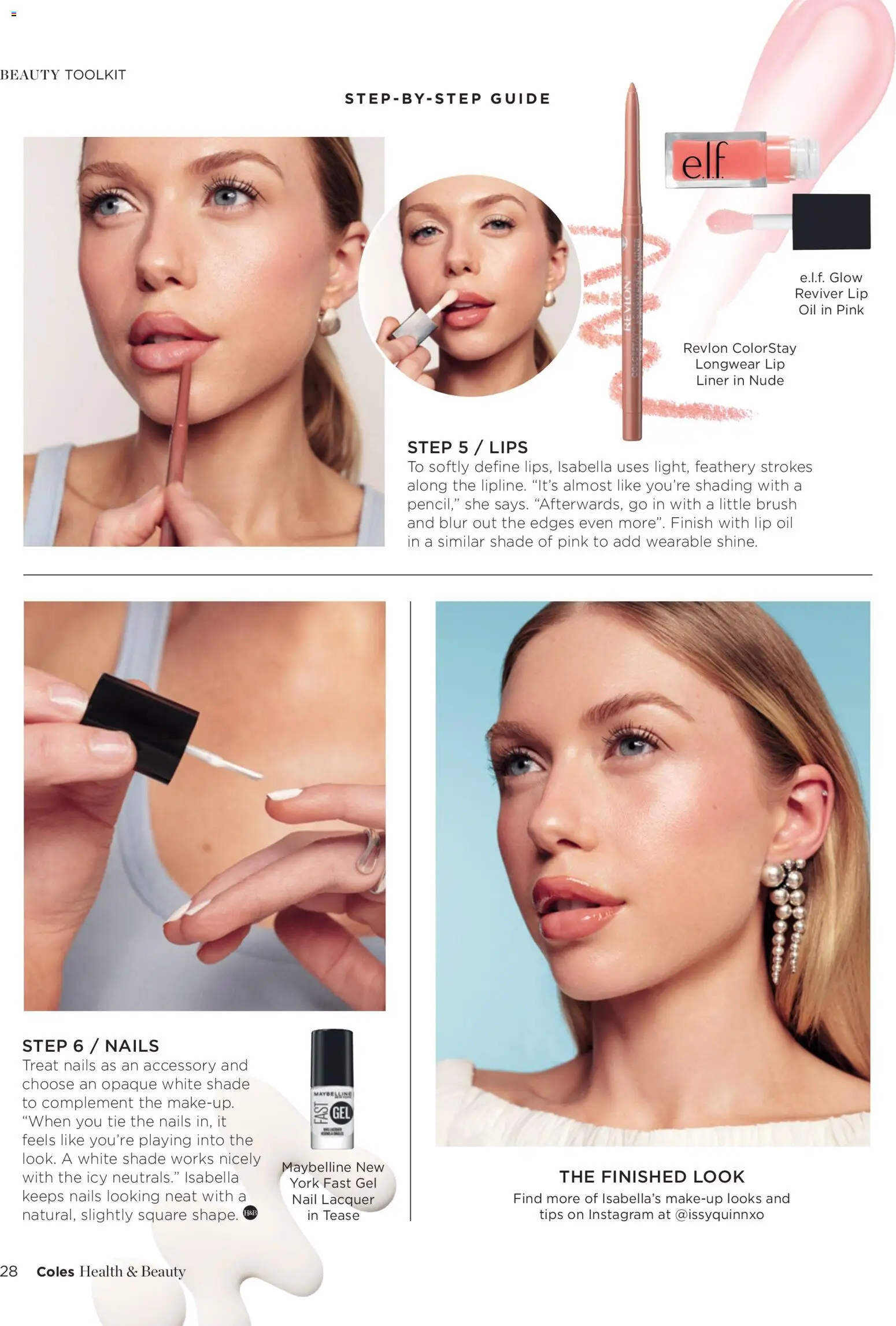 Coles catalogue - valid from 01/07/2026 | Page: 28 | Products: Brush, Oil, Makeup, Lip liner