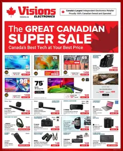 Preview of Visions weekly flyer / circulaire from shop Visions valid from Sep 25, 2026