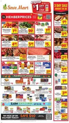 Preview of Save Mart weekly ads valid from 08/26/2026
