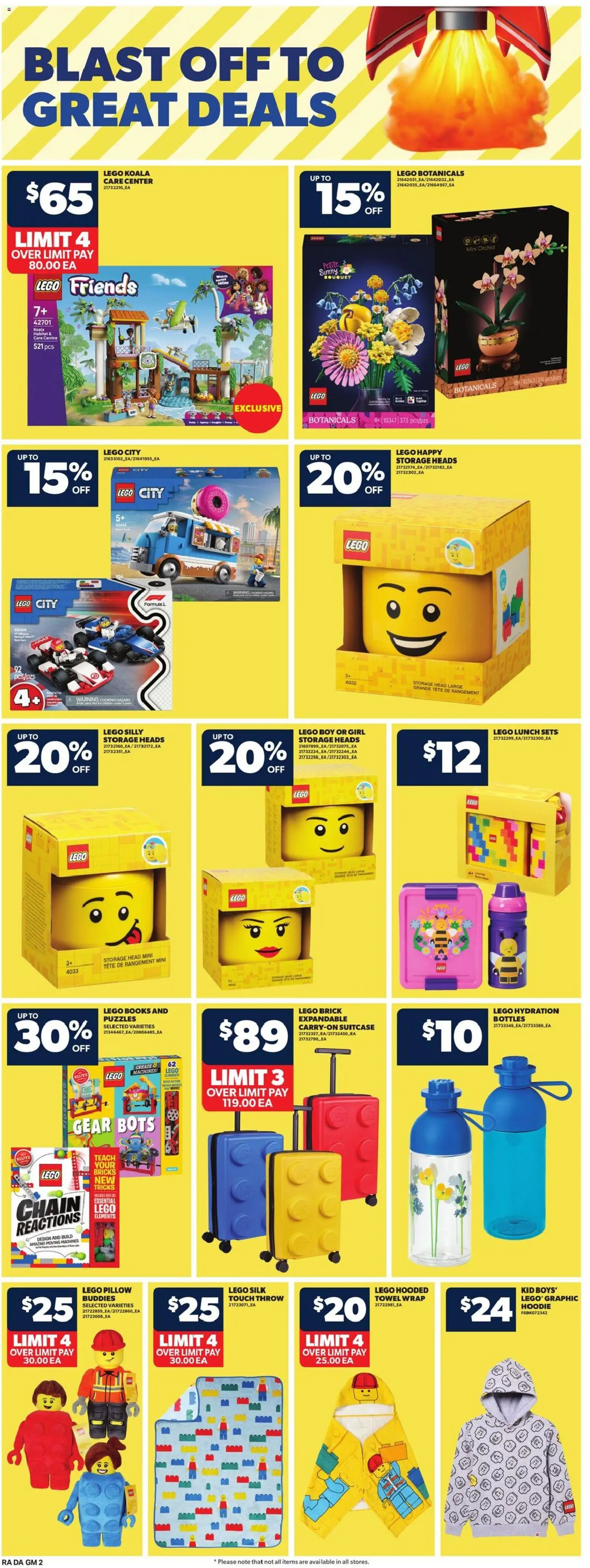 Atlantic Superstore flyer valid from Aug 6, 2026 | Page: 21 | Products: Suitcase, Pillow, Hoodie