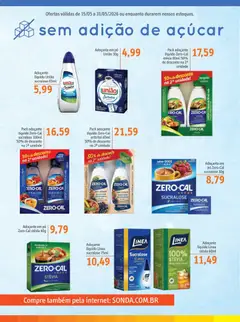 Sonda ofertas Bem Estar  - Pré-Visualização do folheto da loja Sonda, válido de 15.05.2026 | Página: 8 | Produtos: Pó, Adoçante, Stevia, Açúcar