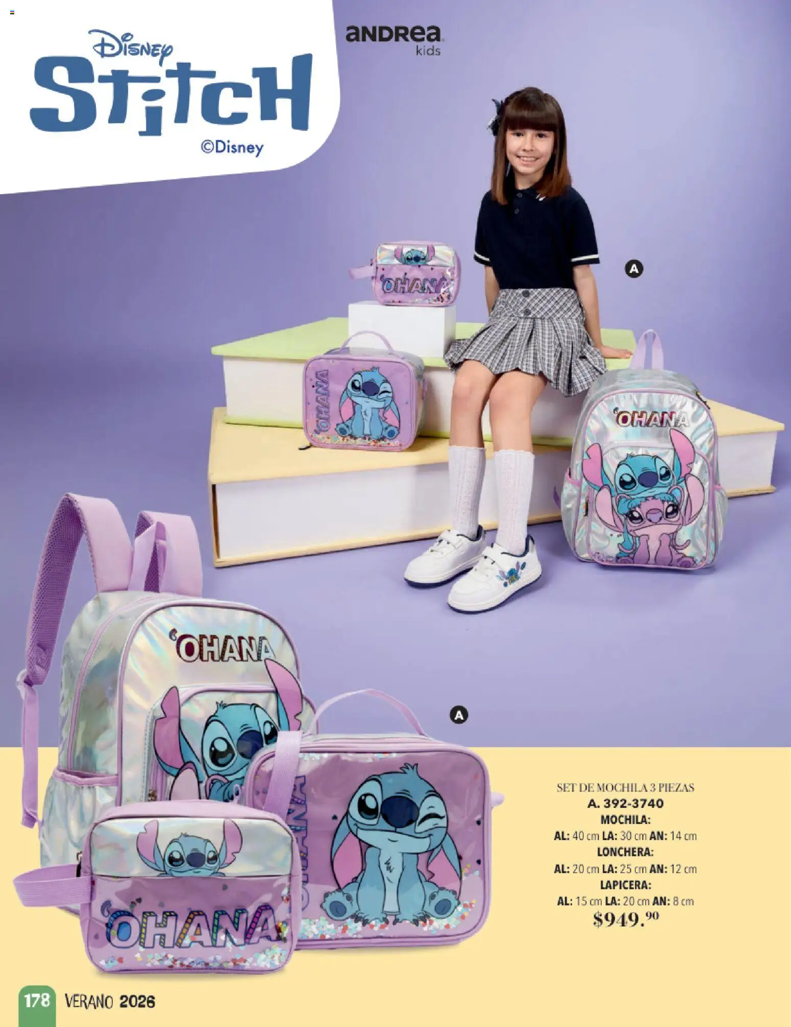 Nuevas ofertas de Andrea válidas en toda la República Mexicana desde el 24.05.2026. ¡Encuentra las mejores ofertas en Andrea catálogo Infantil! | Página: 134 | Productos: Mochila