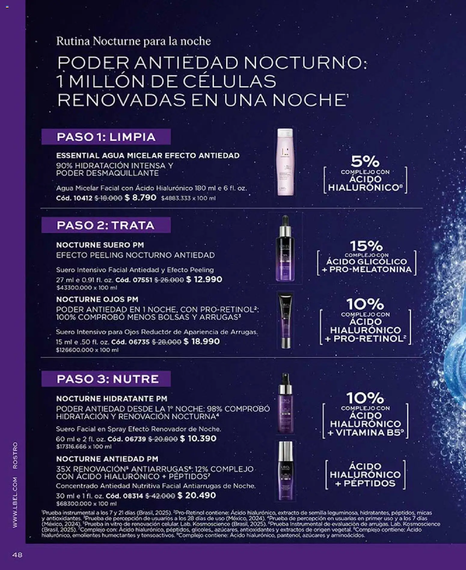 Catálogo L'Bel Campaña 6 │ válido desde el 31.03.2026 | Página: 52 | Productos: Desmaquillante, Agua