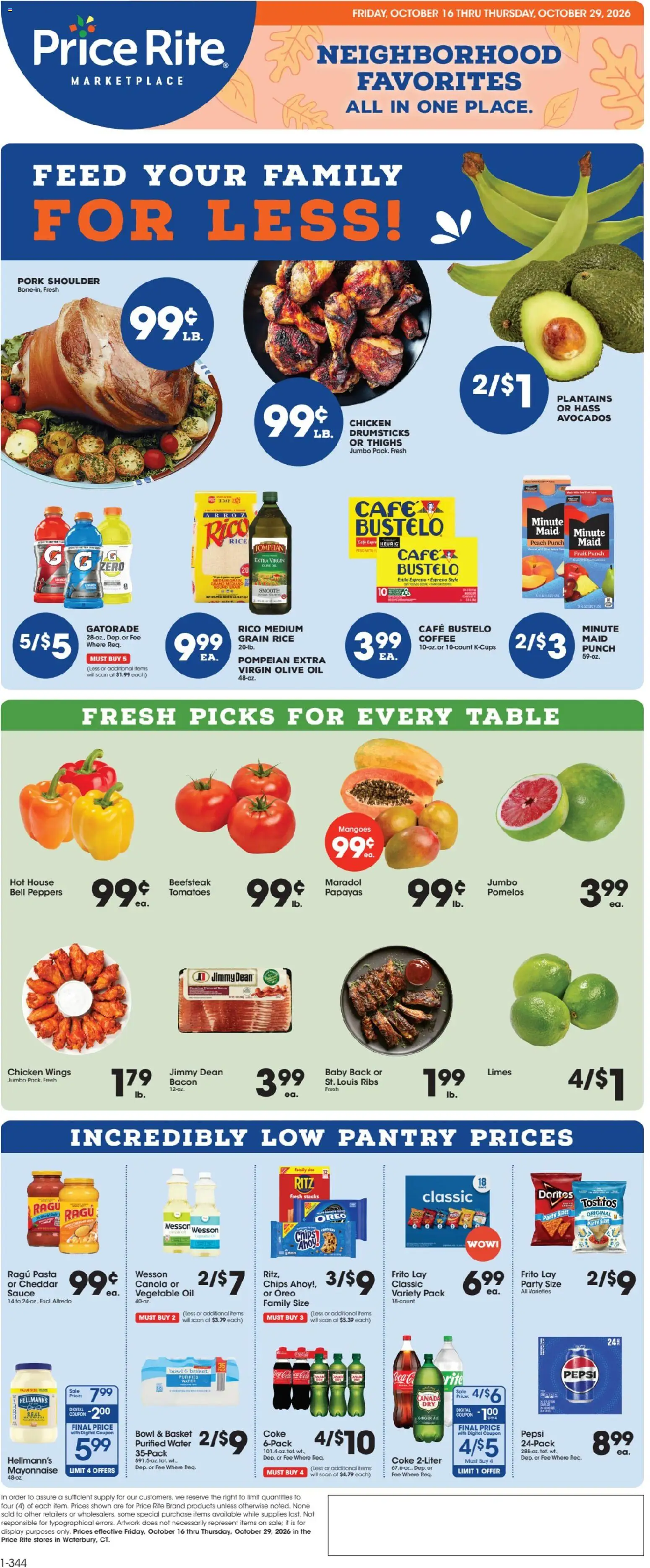 Price Rite Weekly Ad - valid from 10/15/2026 | Page: 1