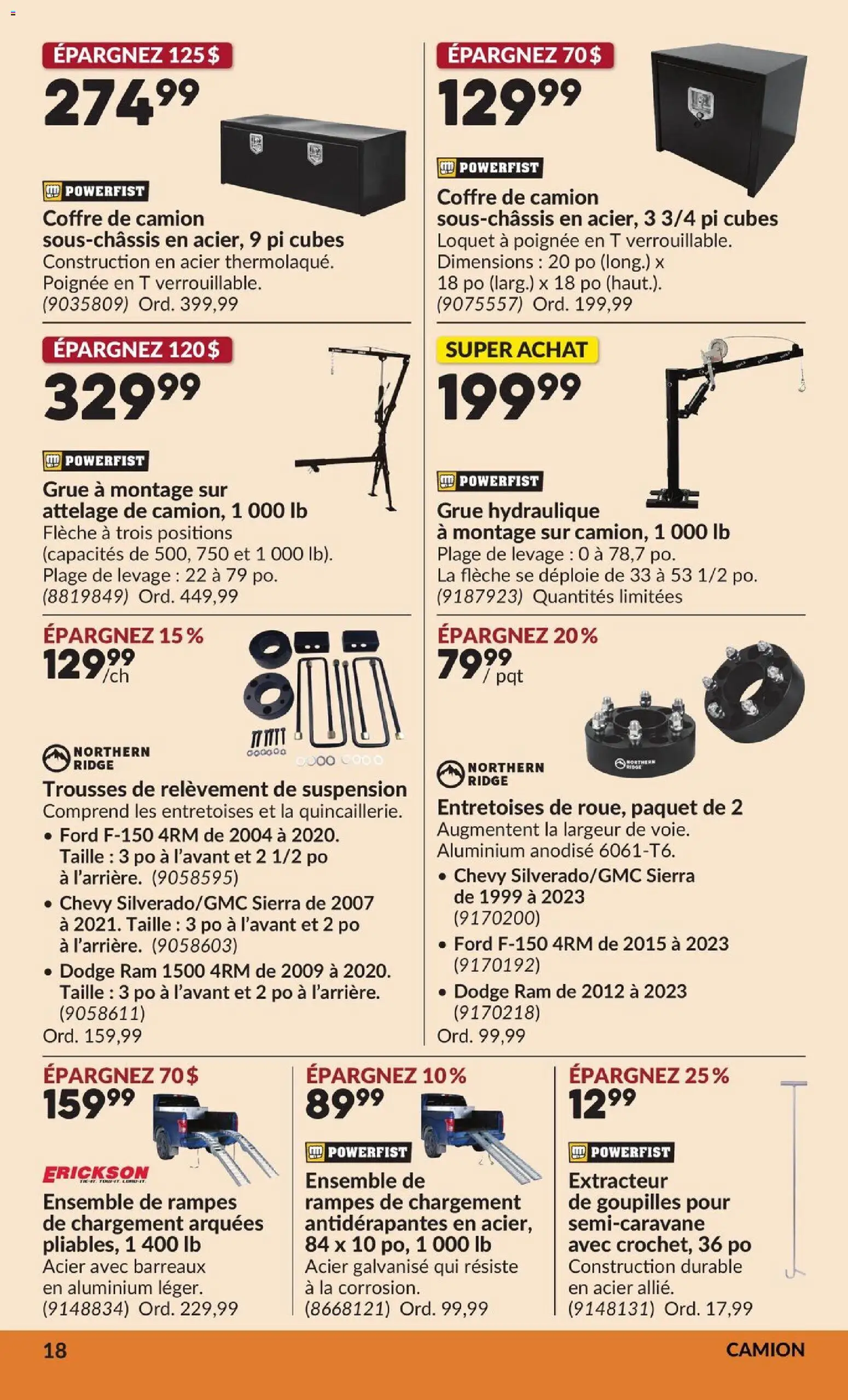 Princess Auto flyer valid from Sep 22, 2026 | Page: 23 | Products: Ridge