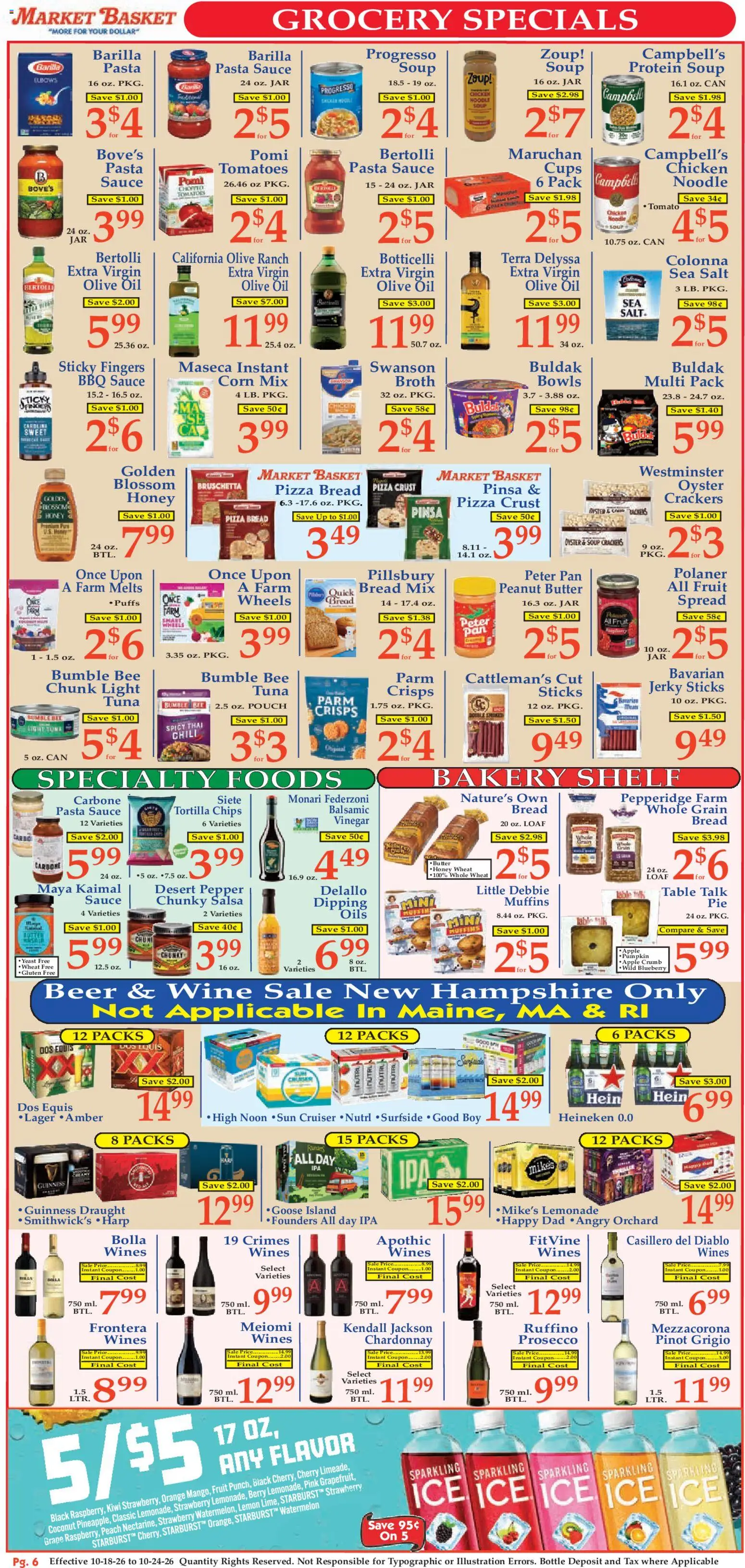 Market Basket Ad - valid from 10/18/2026 | Page: 6