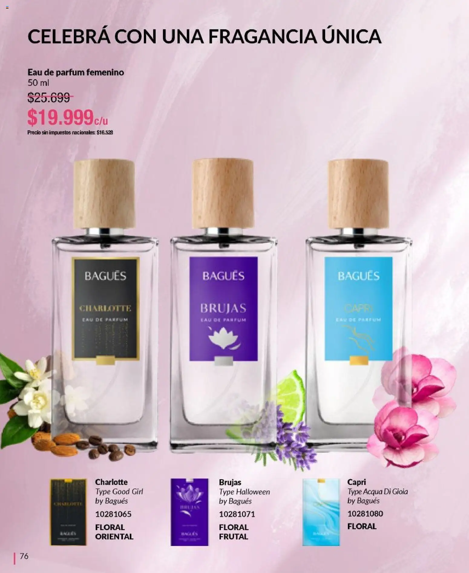 Bagués - Catálogo │ válido desde el 29/06/2026 | Página: 76 | Productos: Fragancia