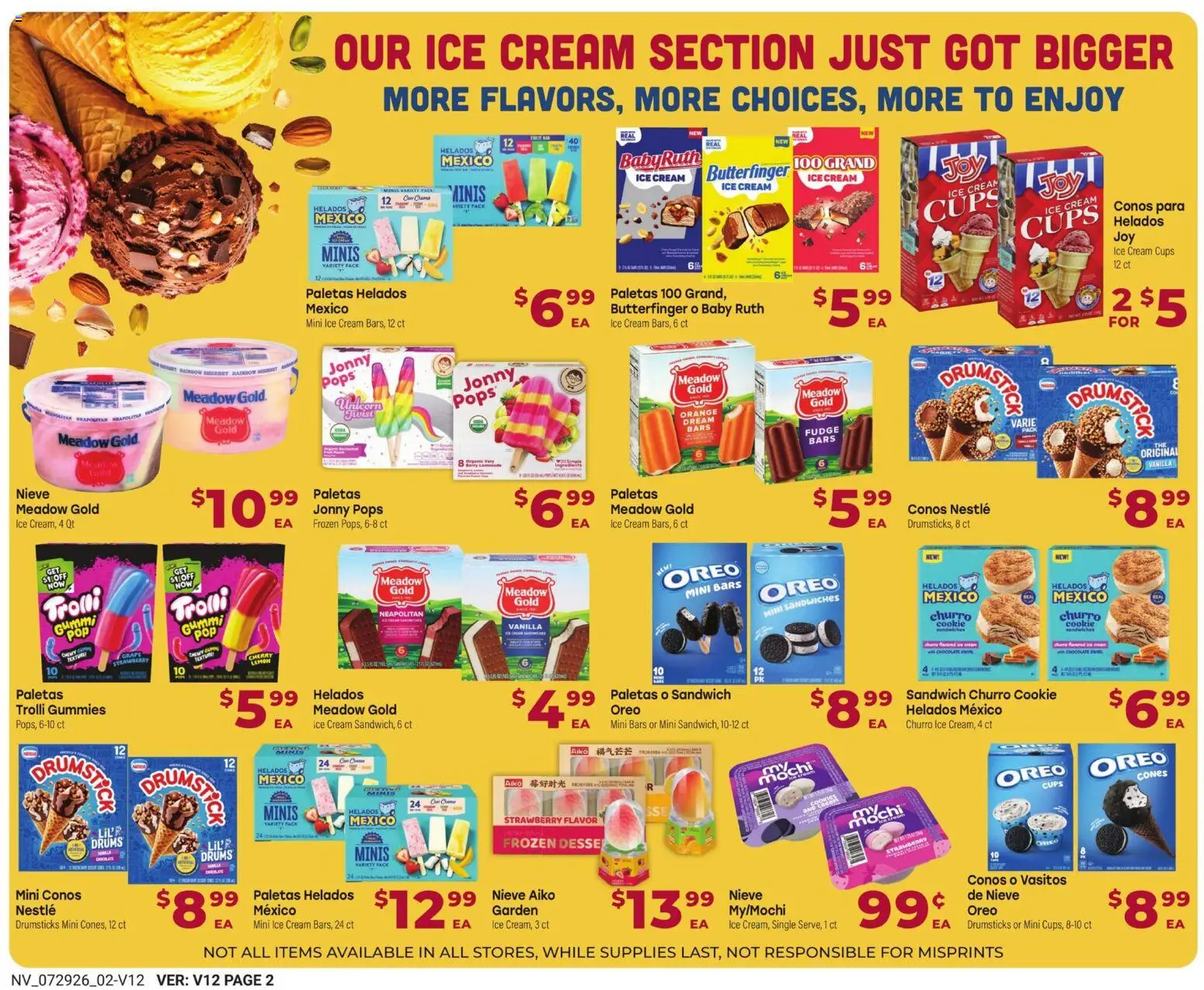 Cardenas Monthly Ad - valid from 07/29/2026 | Page: 2 | Products: Chocolate, Cream, Cookies, Lemon