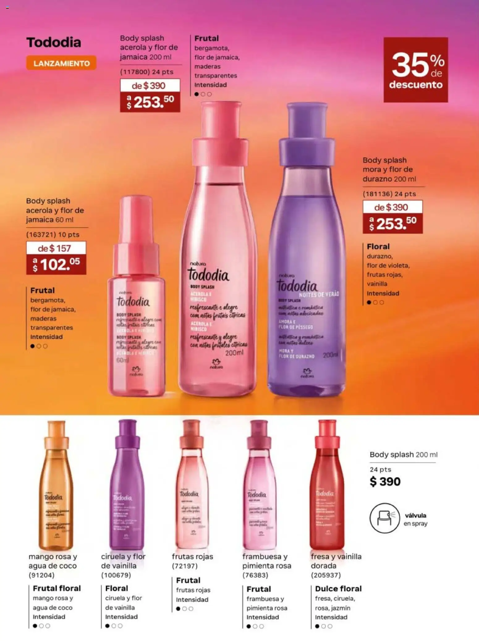 Nuevas ofertas de Natura válidas en toda la República Mexicana desde el 10/07/2026. ¡Encuentra las mejores ofertas en Natura campaña 11 2026! | Página: 40 | Productos: Fresa, Mango, Body, Dulce