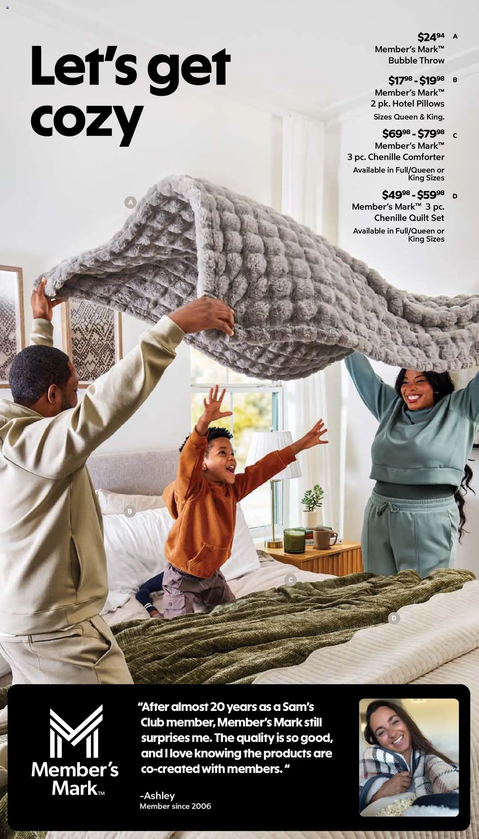 Sam's Club Weekly Ad - valid from 08/26/2026 | Page: 38 | Products: Quilt, Comforter