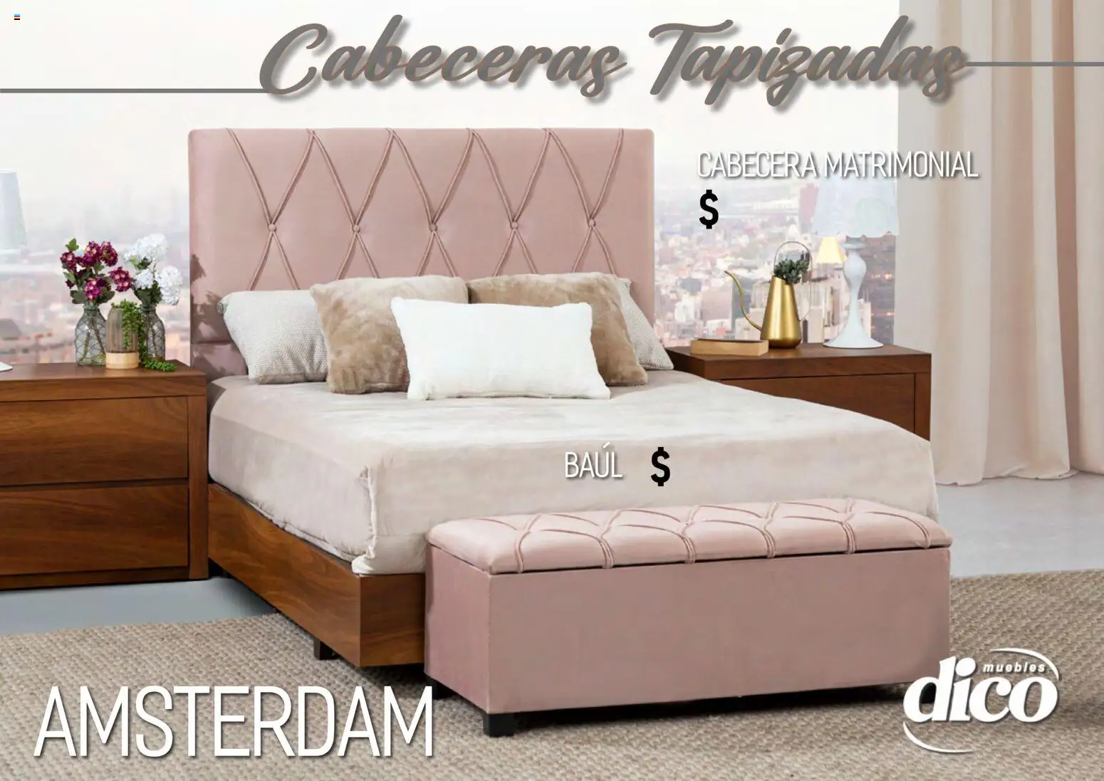 Nuevas ofertas de Muebles Dico válidas en toda la República Mexicana desde el 01.04.2026. ¡Encuentra las mejores ofertas en Muebles Dico catálogo Camas tapizadas ! | Página: 17 | Productos: Cabecera