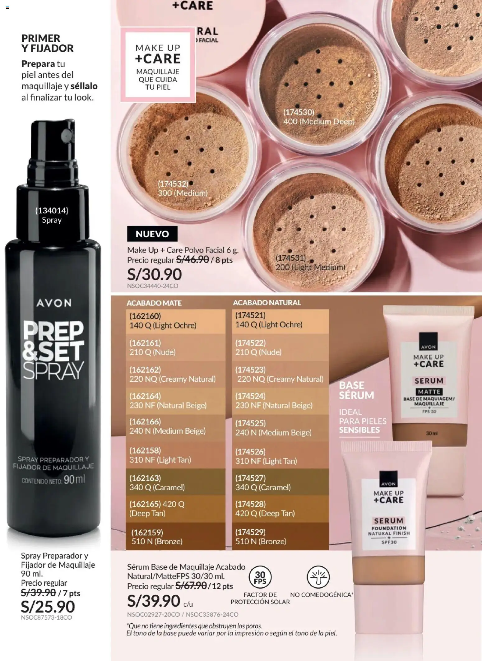 Catálogo Avon válido desde 21/04/2026 | Página: 57 | Productos: Maquillaje, Polvo