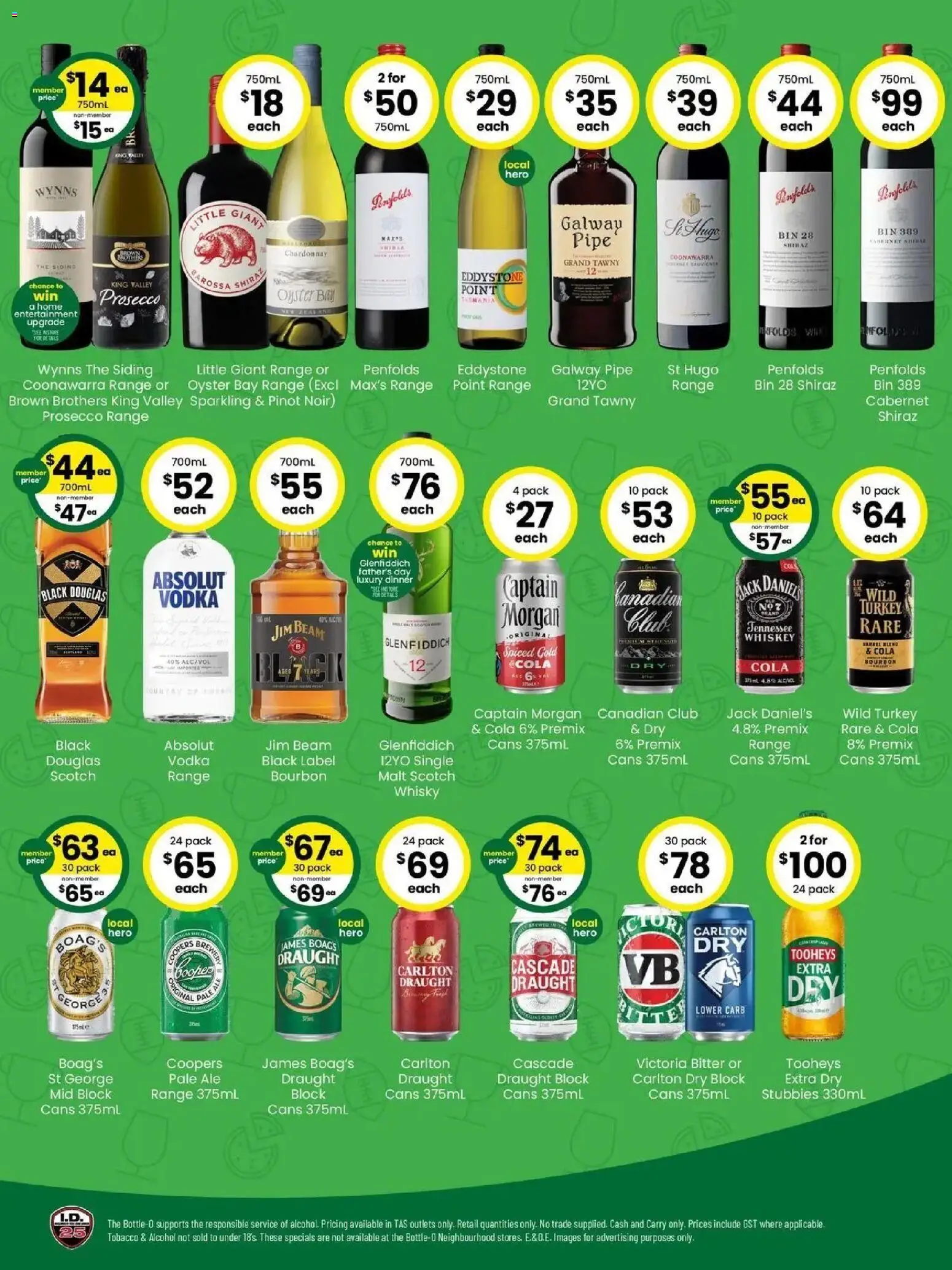 The Bottle-O catalogue - valid from 31/08/2026 | Page: 2 | Products: Jim Beam, Captain Morgan, Turkey, Jack Daniel’s