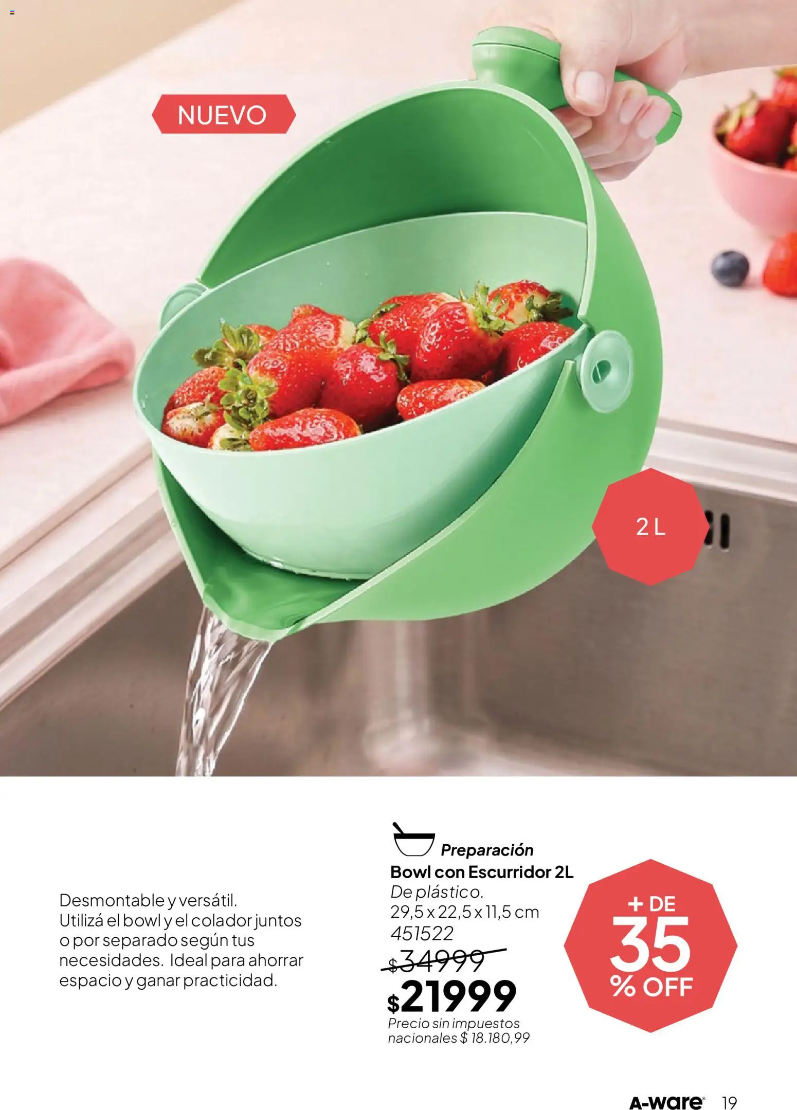 Tupperware Folleto │ válido desde el 04/08/2026 | Página: 21 | Productos: Bowl, Colador, Escurridor