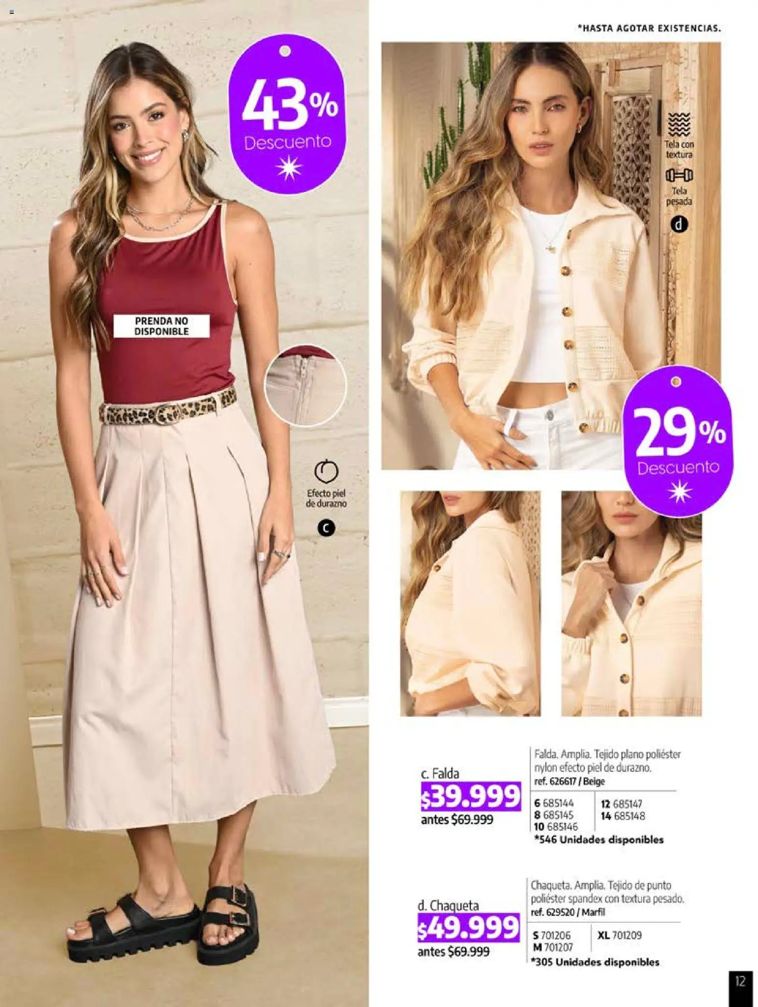 Pacifika revista - valida desde el 03.06.2026 | Página: 210 | Productos: Falda, Chaqueta, Durazno