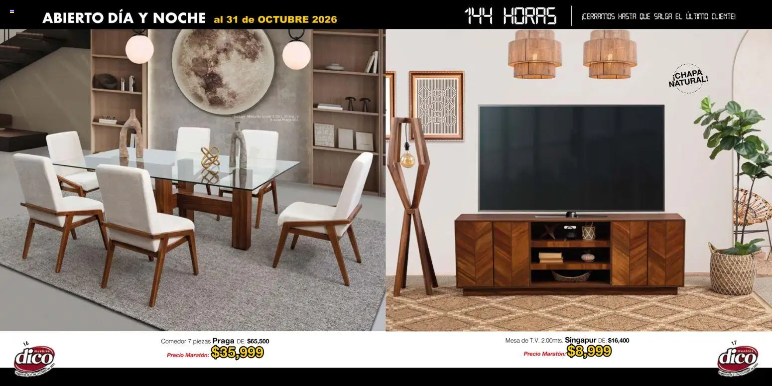 Nuevas ofertas de Muebles Dico válidas en toda la República Mexicana desde el 22/01/2026. ¡Encuentra las mejores ofertas en Muebles Dico catálogo! | Página: 9