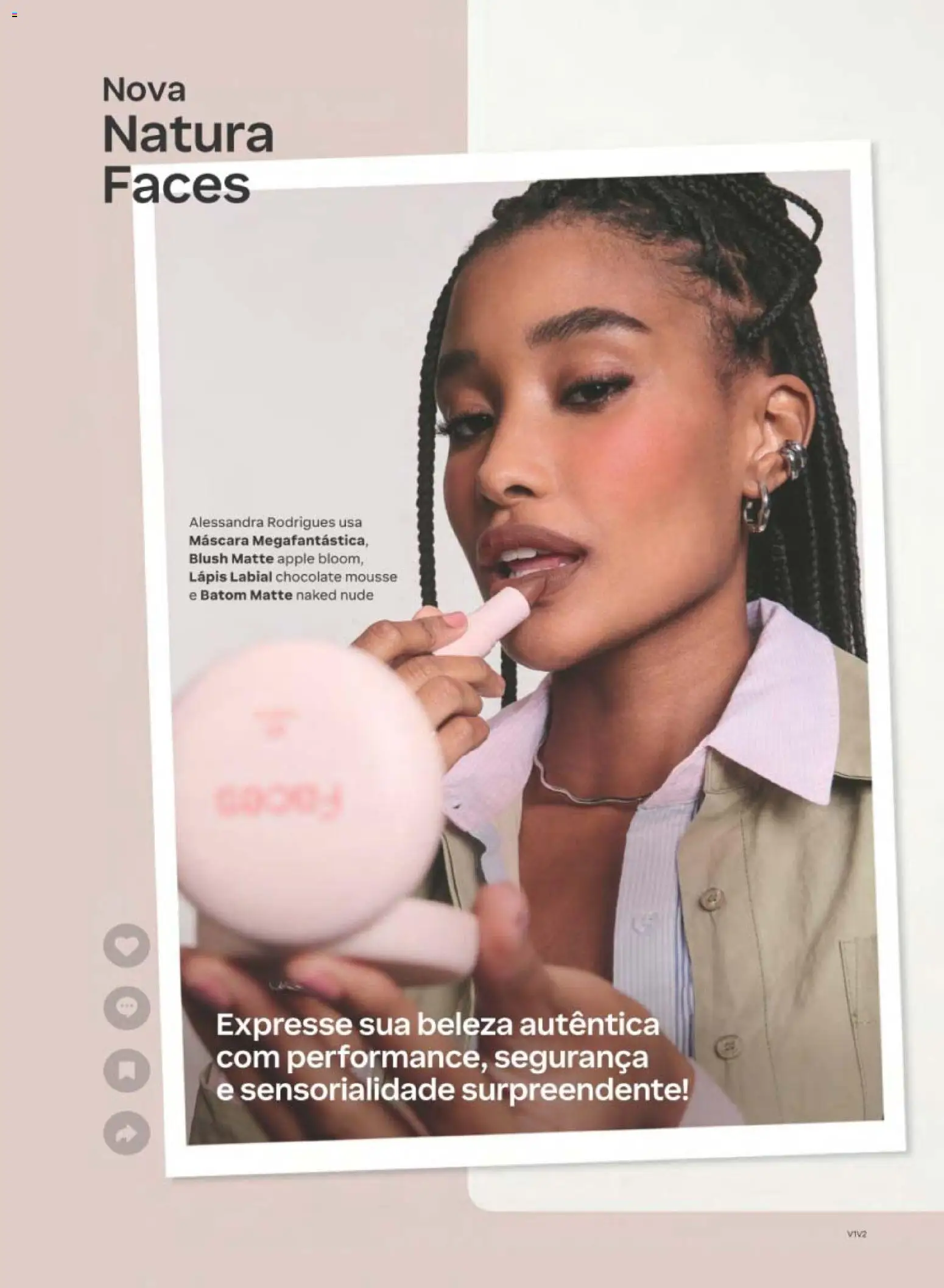 Natura Folheto - válido de 12/10/2026 | Página: 110 | Produtos: Mousse, Blush, Batom, Chocolate
