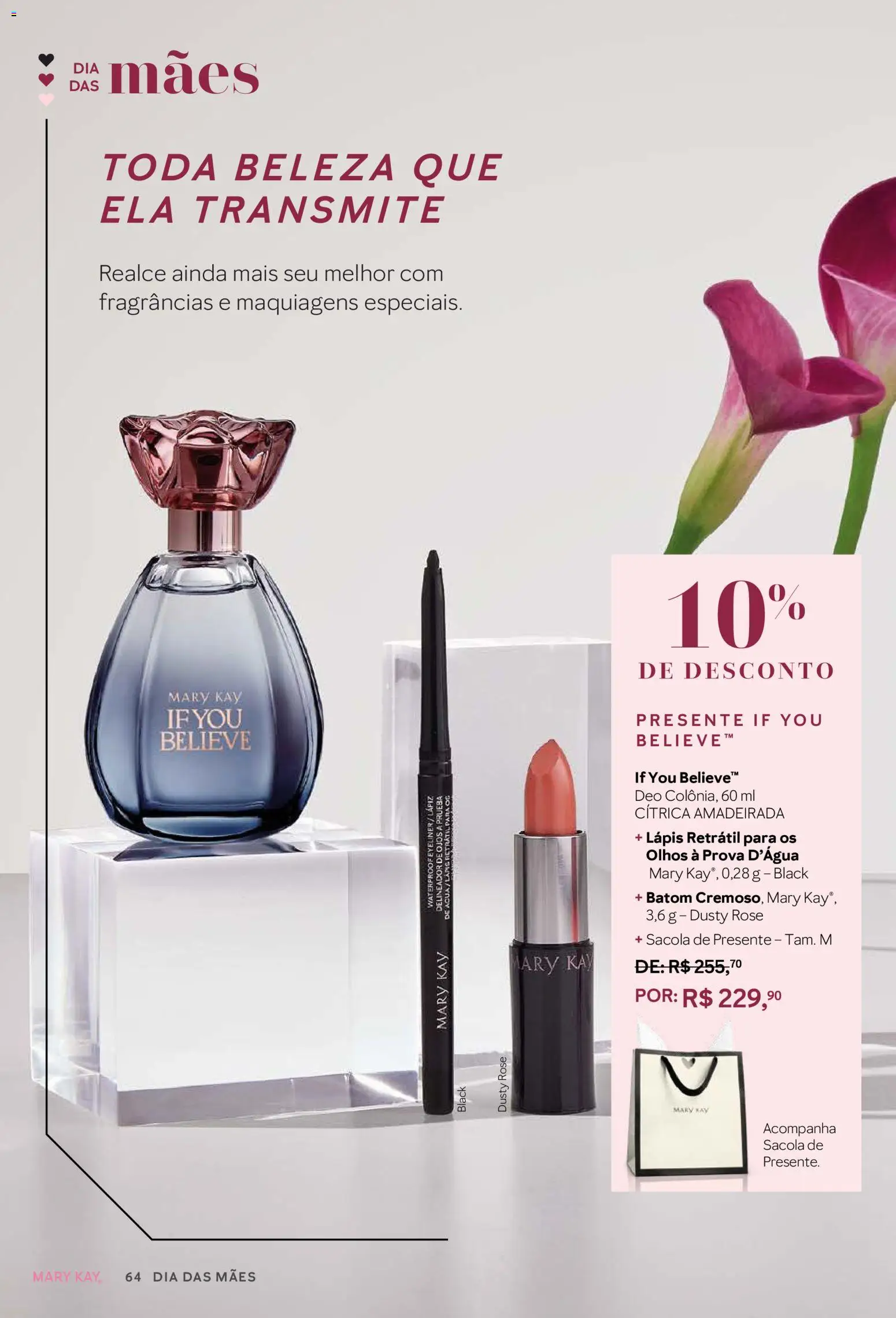 Mary Kay Folheto - válido de 01/03/2026 | Página: 64 | Produtos: Delineador, Batom, Lápis