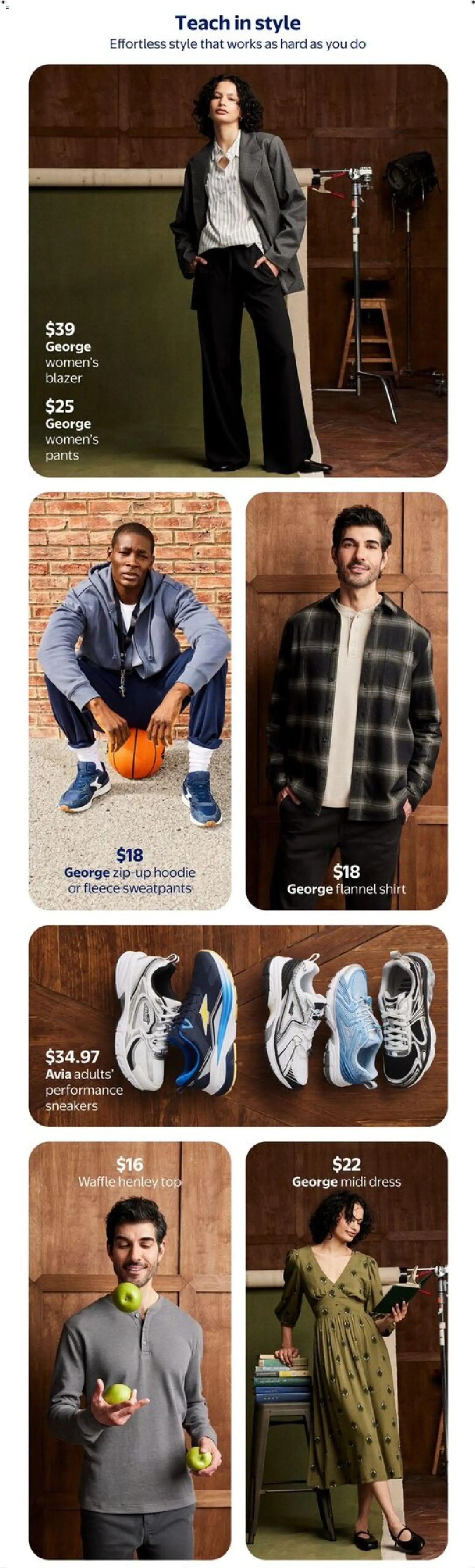Walmart flyer valid from Jul 30, 2026 | Page: 28 | Products: Sneakers, Shoes, Hoodie, Pants