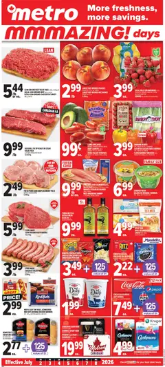Preview of Metro weekly flyer - Saint-Augustin-De-Desmaures from shop Metro valid from Jul 2, 2026