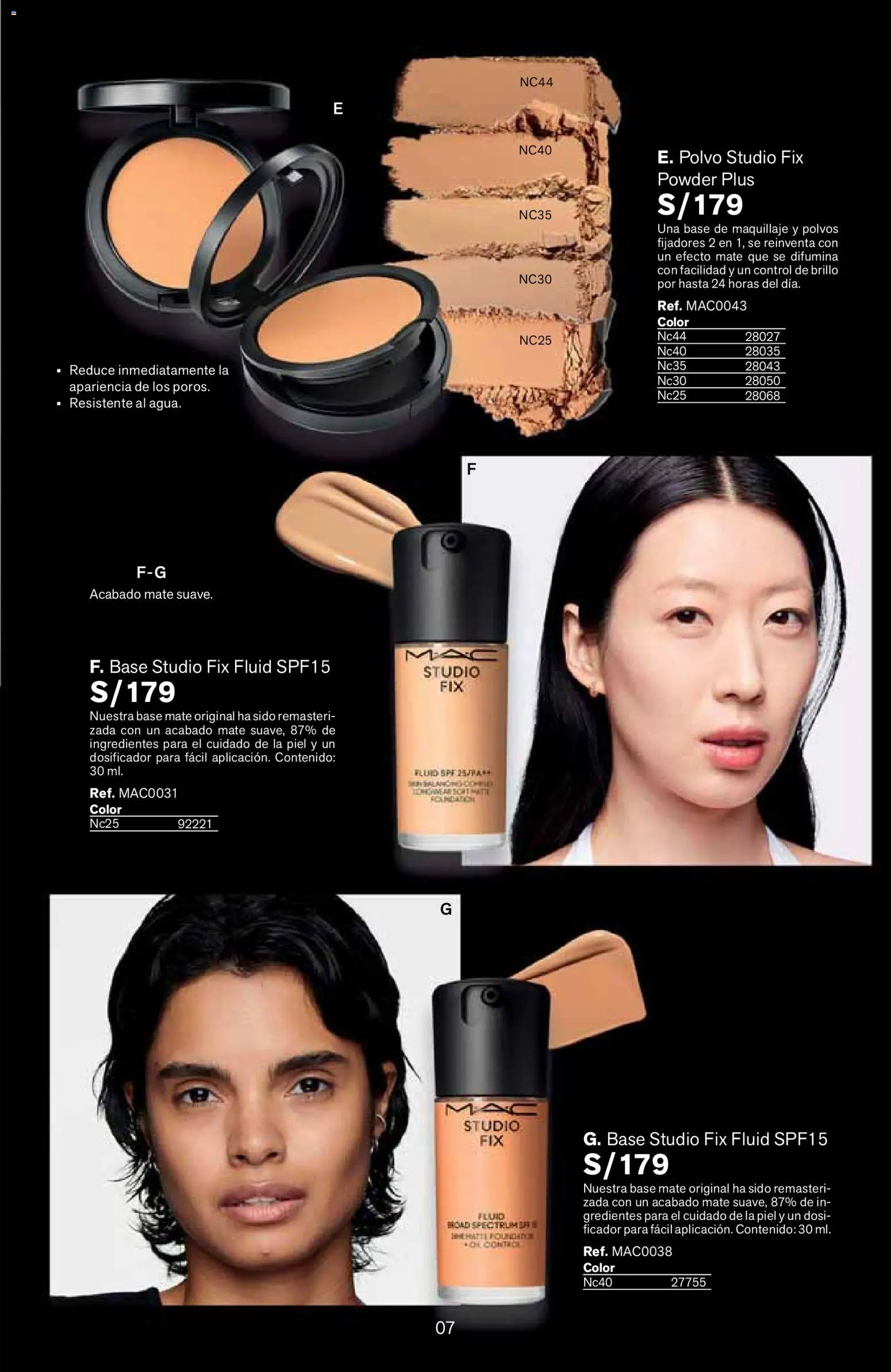 Catálogo Leonisa válido desde 04/08/2026 | Página: 7 | Productos: Maquillaje, Polvo