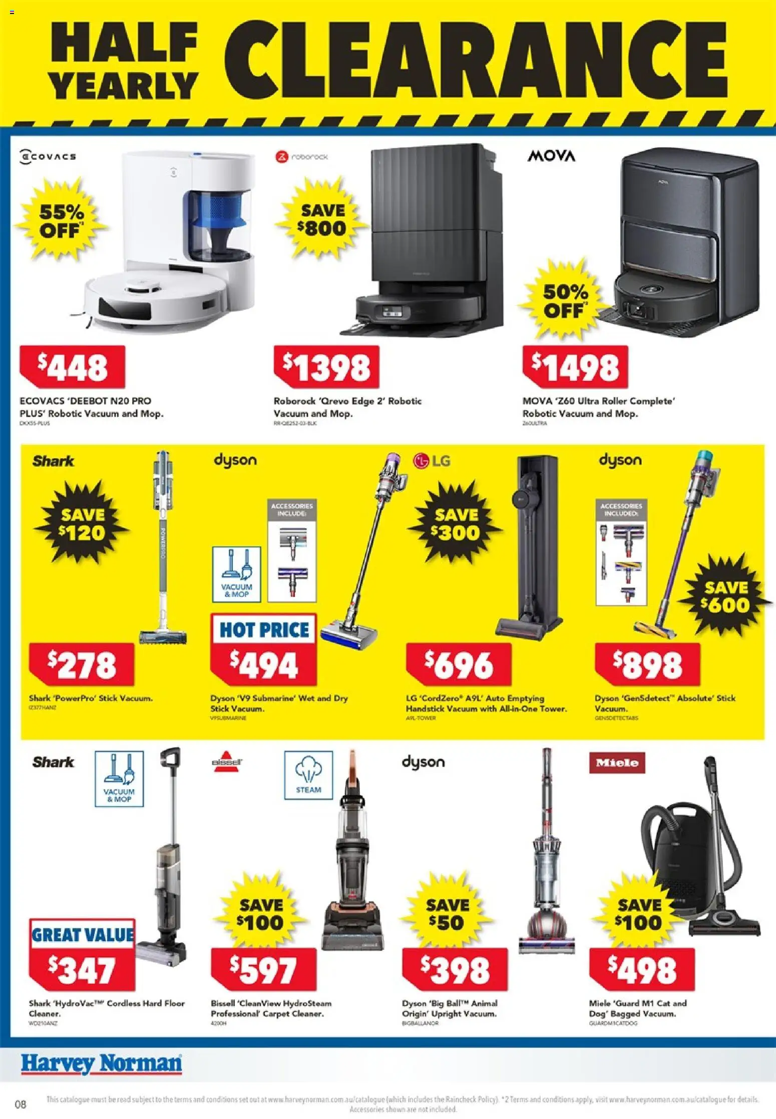 Harvey Norman catalogue - valid from 04.06.2026 | Page: 8 | Products: Carpet, Mop, Accessories