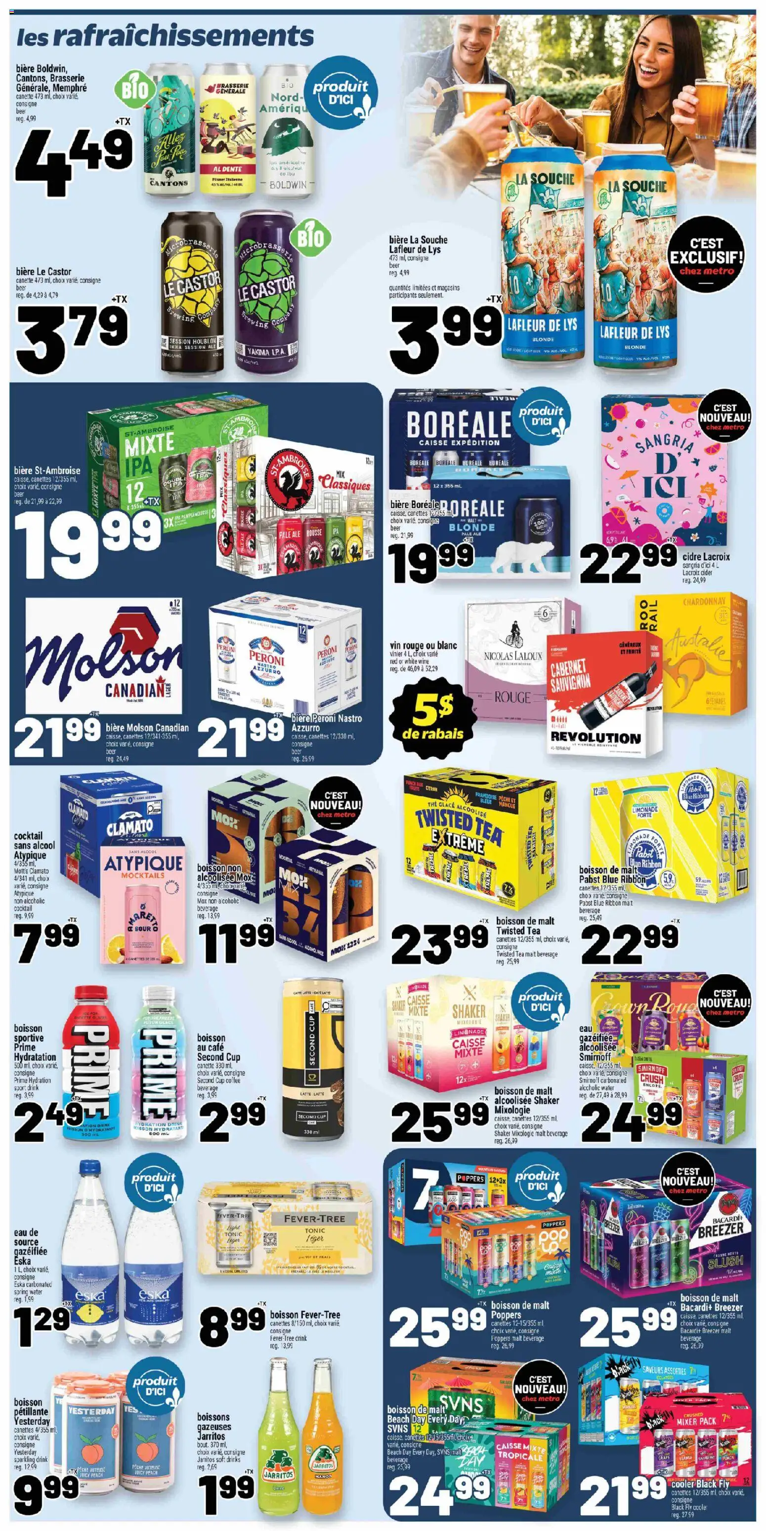 Metro flyer valid from 18.06.2026 | Page: 19 | Products: Tea, Mixer, Wine, Beer