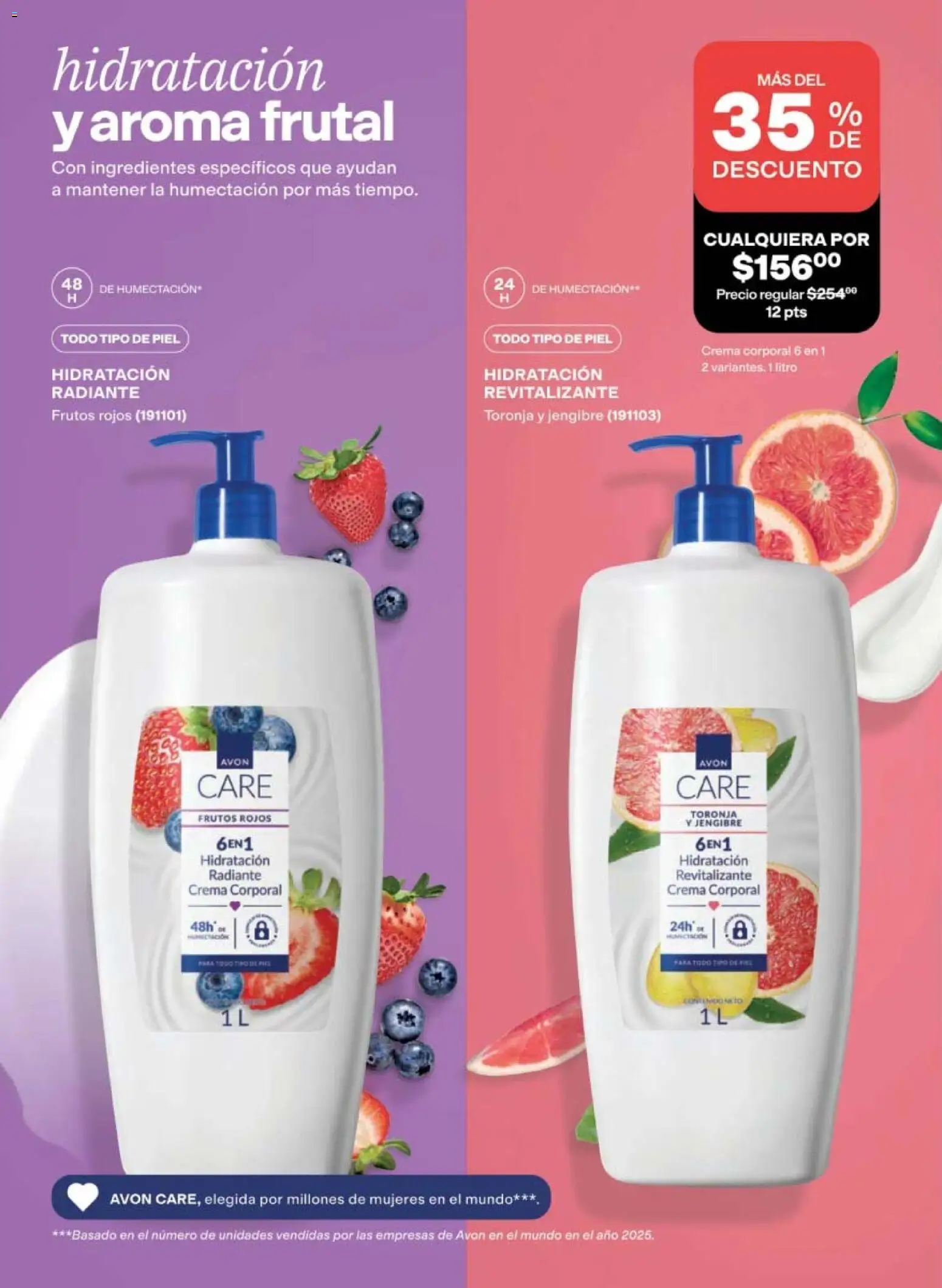 Nuevas ofertas de AVON válidas en toda la República Mexicana desde el 10/07/2026. ¡Encuentra las mejores ofertas en AVON campaña 11 2026! | Página: 8 | Productos: Crema, Toronja, Radiante, Jengibre
