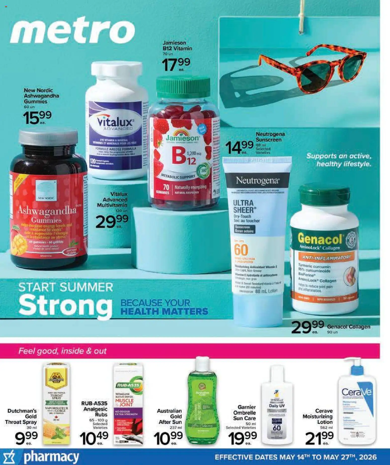 Metro flyer valid from 21.05.2026 | Page: 1 | Products: Sunscreen