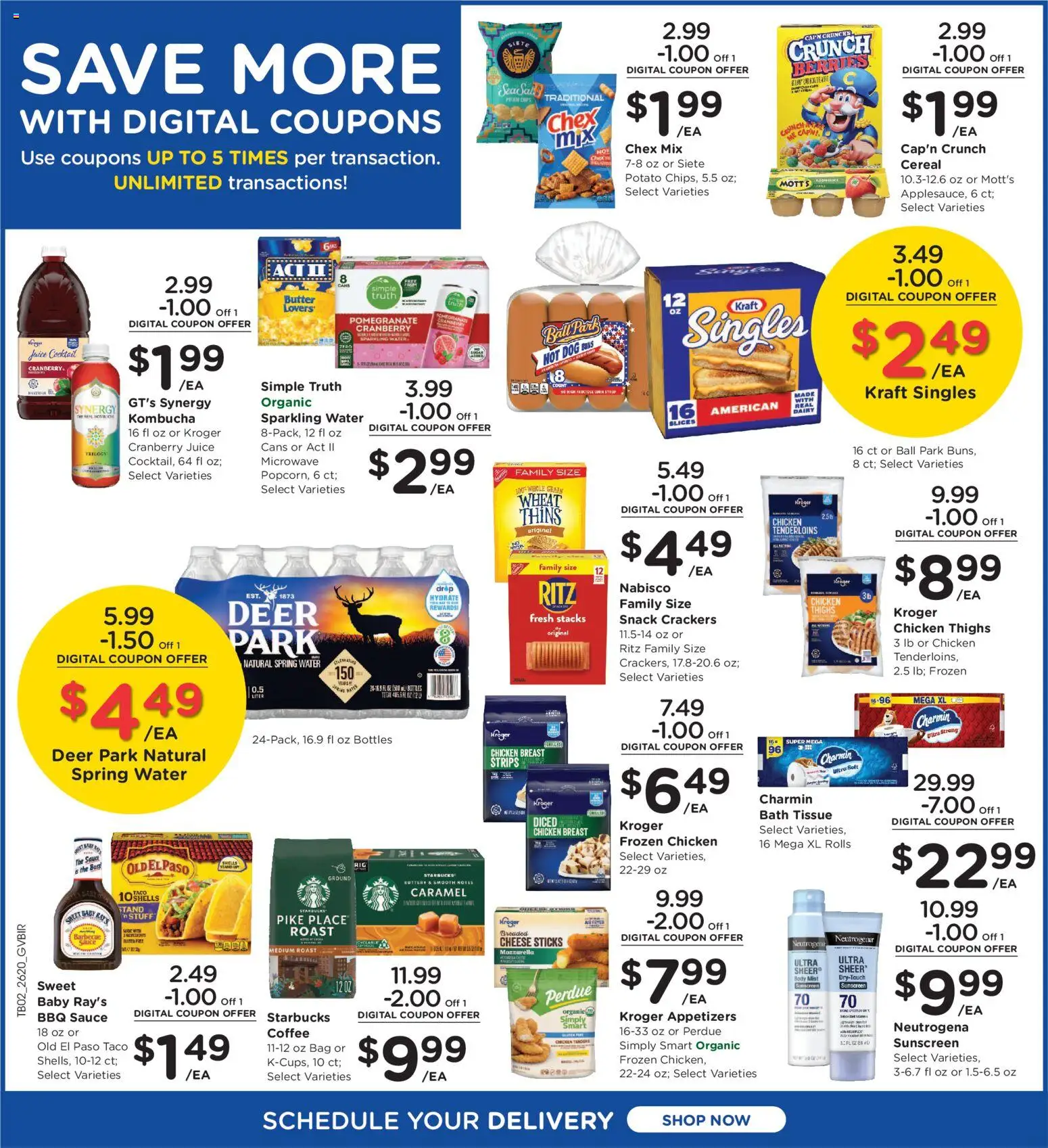 Kroger Ad - valid from 17.06.2026 | Page: 3 | Products: Berries, Bath, Water, Bag