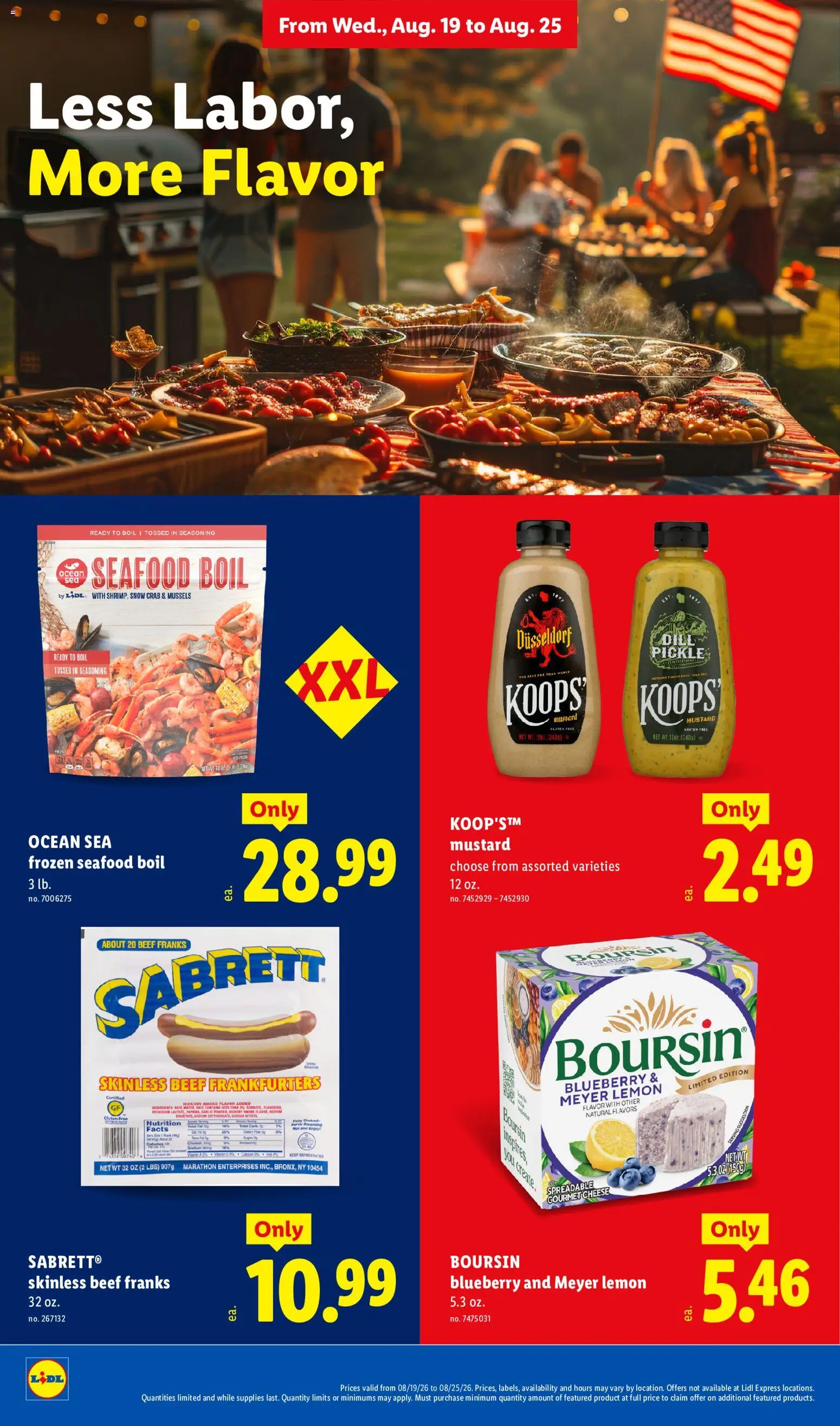 Lidl Weekly Ad - valid from 08/19/2026 | Page: 26 | Products: Cheese, Mustard, Lemon, Garlic