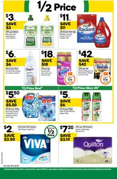 Preview of Woolworths catalogue - valid from 16/09/2026 | Page: 40 | Products: Toilet, Light, Dishwasher tablets, Dishwasher
