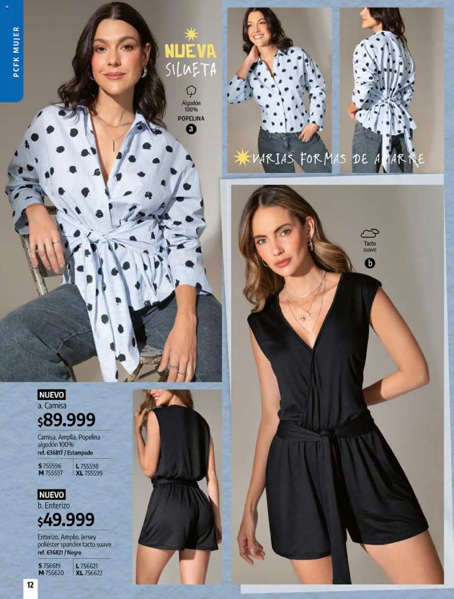 Pacifika revista - valida desde el 18/10/2026 | Página: 12 | Productos: Algodón, Camisa, Enterizo