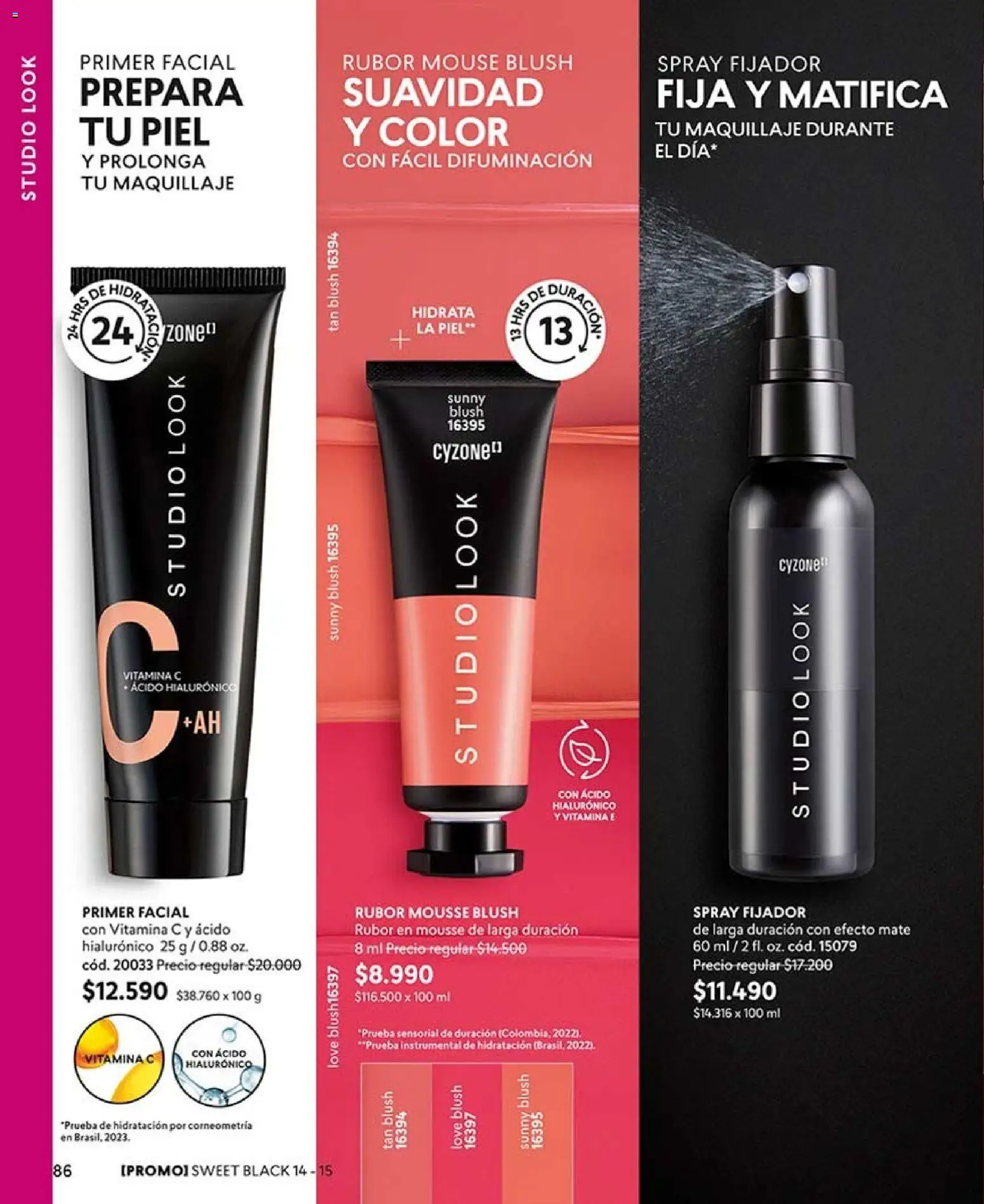 Catálogo CyZone Campaña 13 │ válido desde el 25.07.2026 | Página: 98 | Productos: Fijador, Mousse, Mouse, Rubor