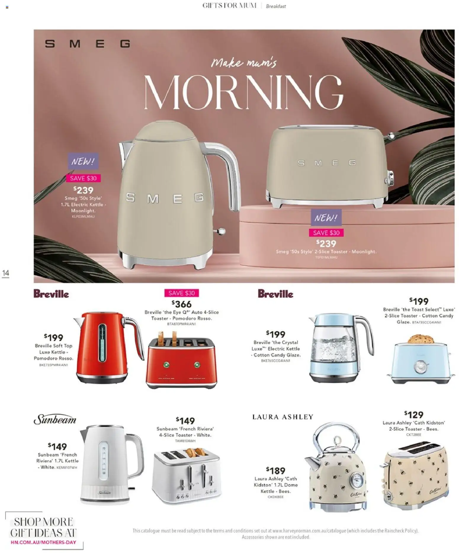 Harvey Norman catalogue - valid from 01.05.2026 | Page: 14 | Products: Accessories, Kettle, Toaster