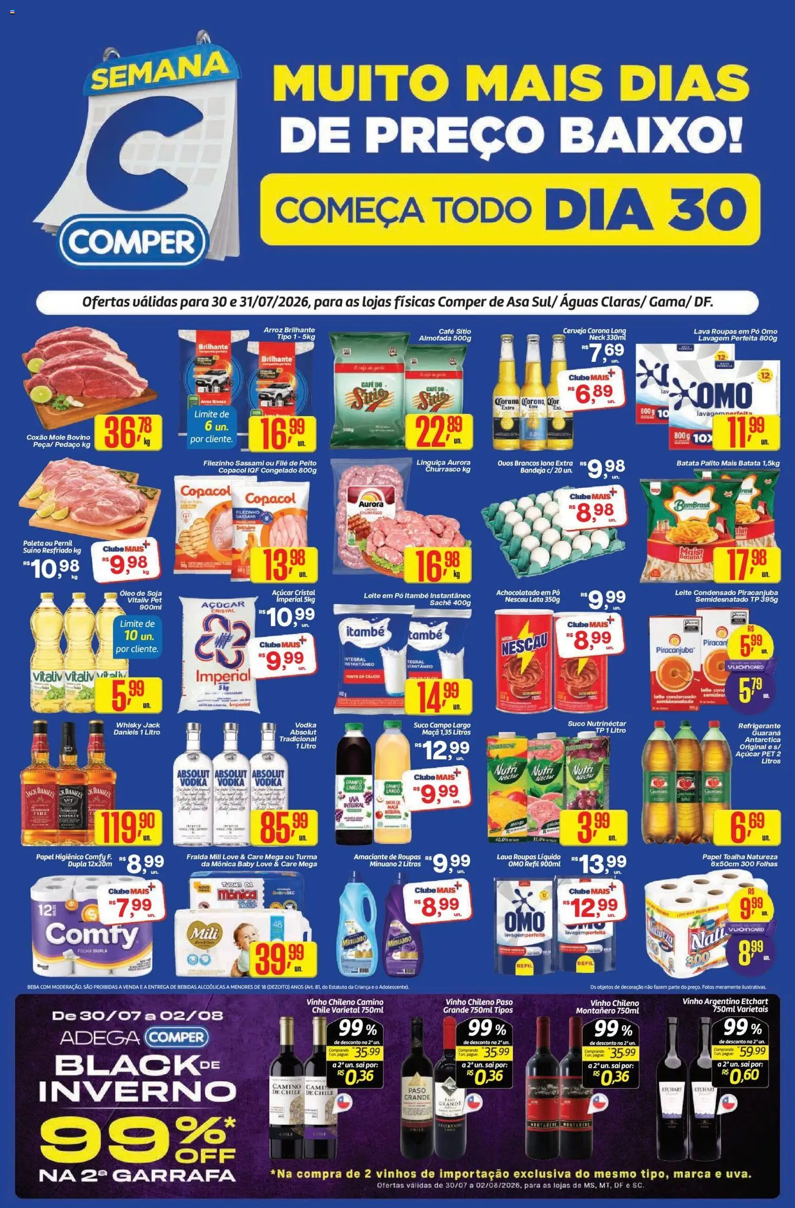 Comper Folheto - válido de 30/07/2026 | Página: 1
