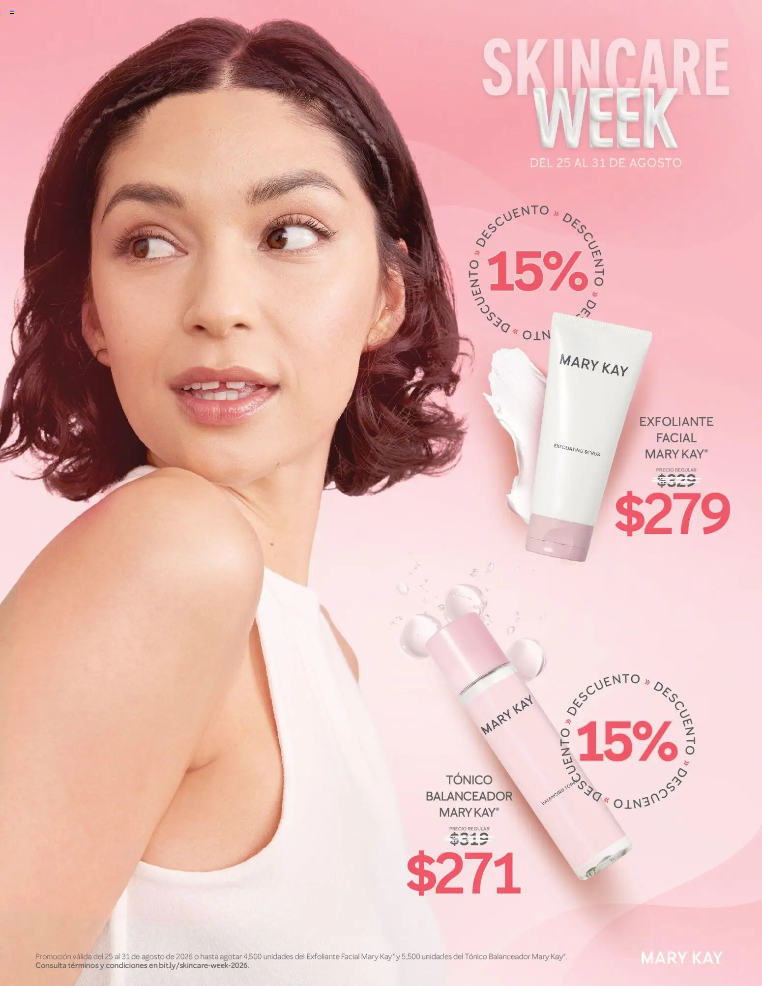 Nuevas ofertas de Mary Kay válidas en toda la República Mexicana desde el 25/08/2026. ¡Encuentra las mejores ofertas en Catálogo Mary Kay Skincare Week! | Página: 5 | Productos: Exfoliante facial, Exfoliante